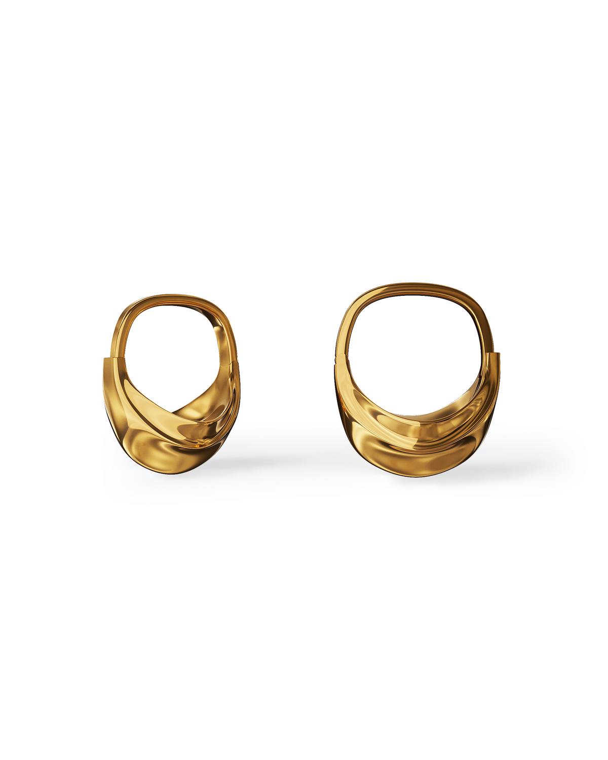 Elya Hoops | Gold Vermeil