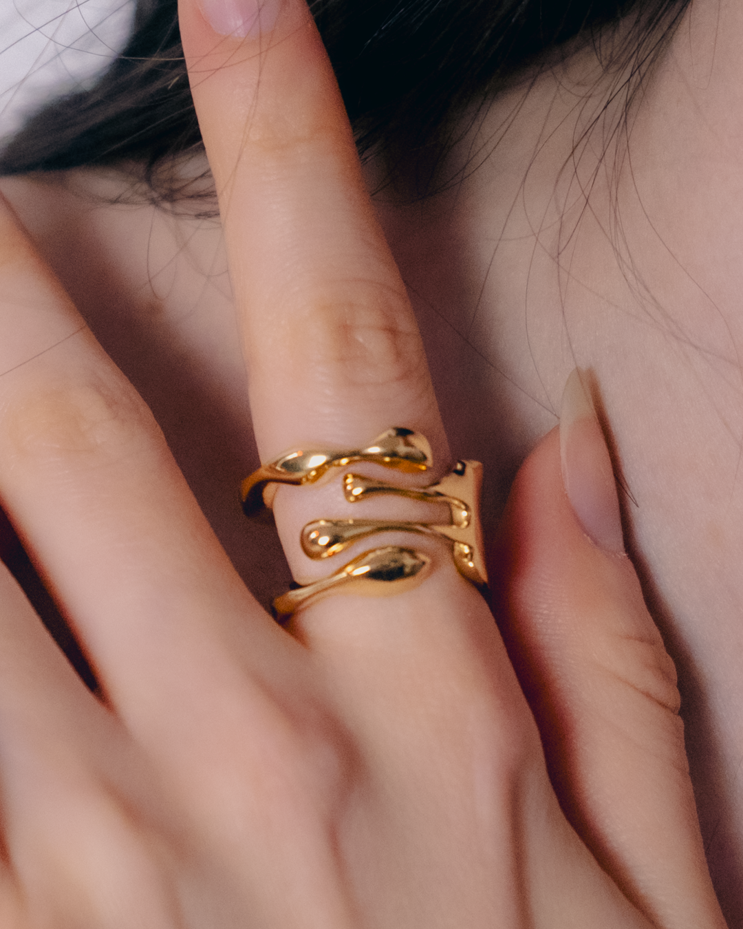 Isla Sculpted Ring | Gold Vermeil