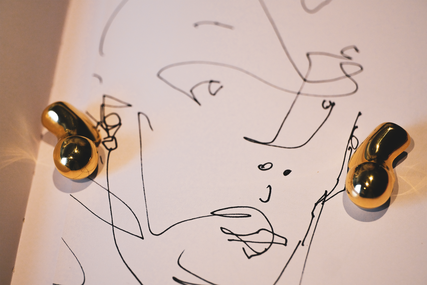 Thalassa Sculpted Earrings | Gold Vermeil