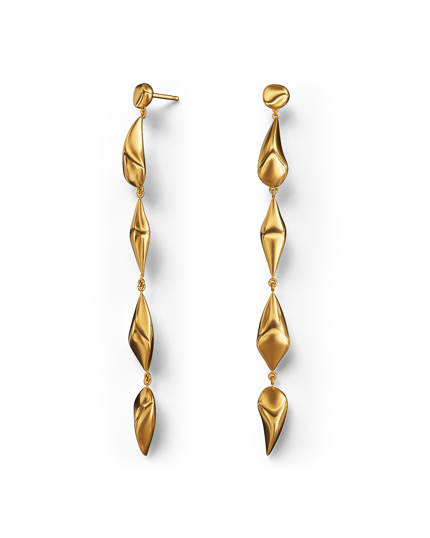 Apex Drop Earrings | Gold Vermeil