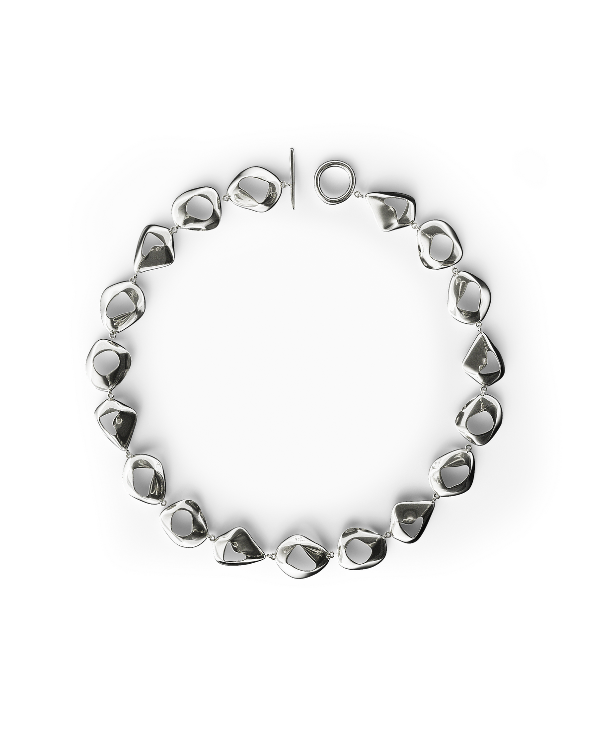 Élan Sculpted Necklace | Sterling Silver