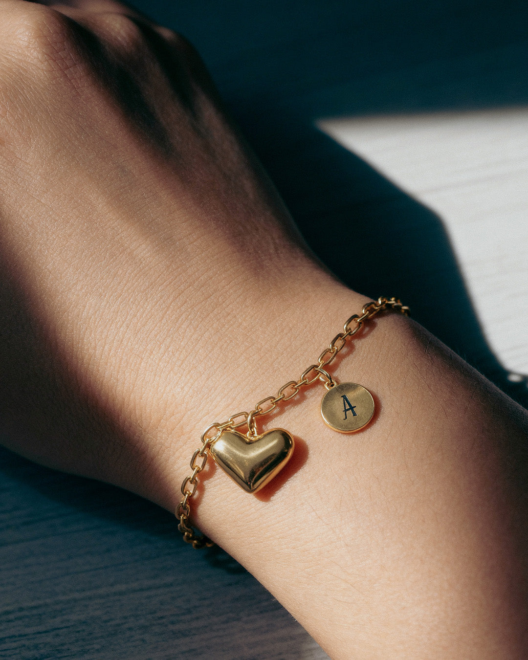 Engravable Heart Bracelet