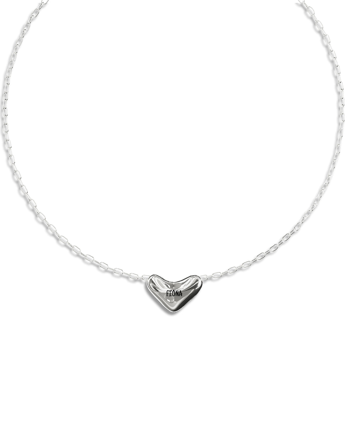 Noa Engravable Heart Pendant
