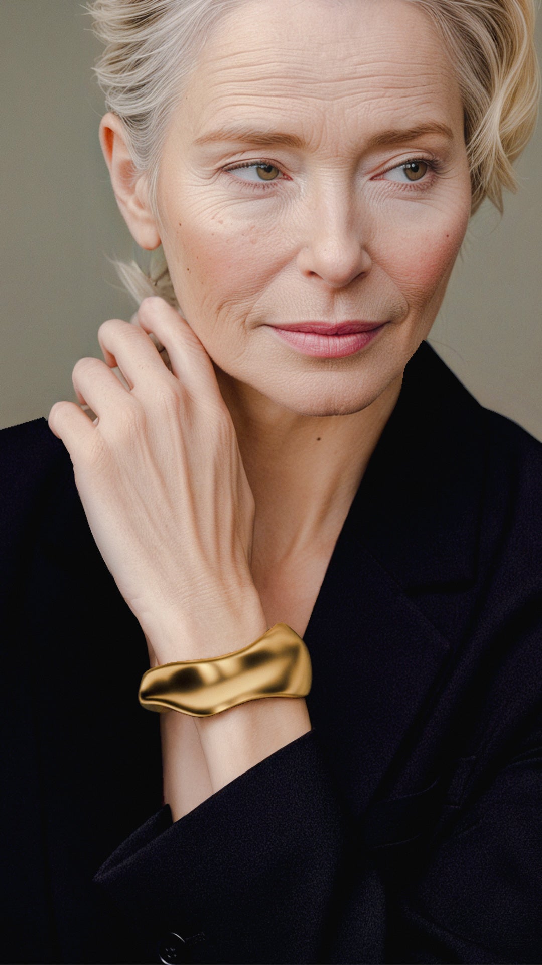 Milos Sculpted Cuff Gold Vermeil