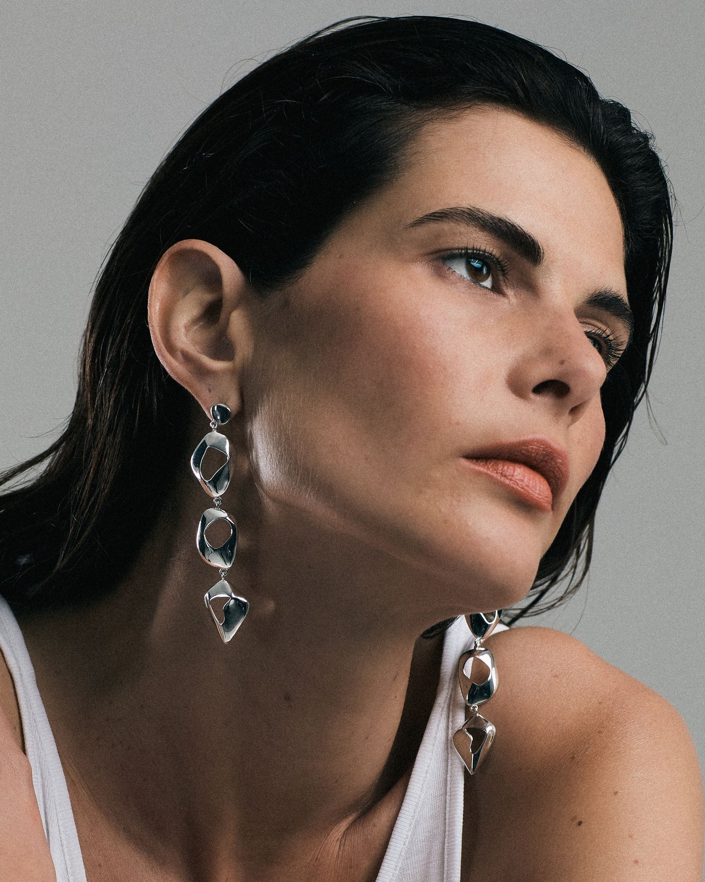Élan Sculpted Drops | Sterling Silver