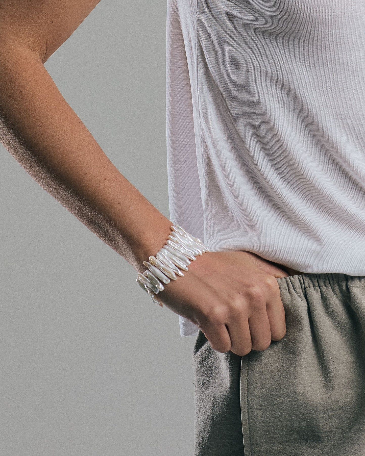 Keshi Pearl Bracelet