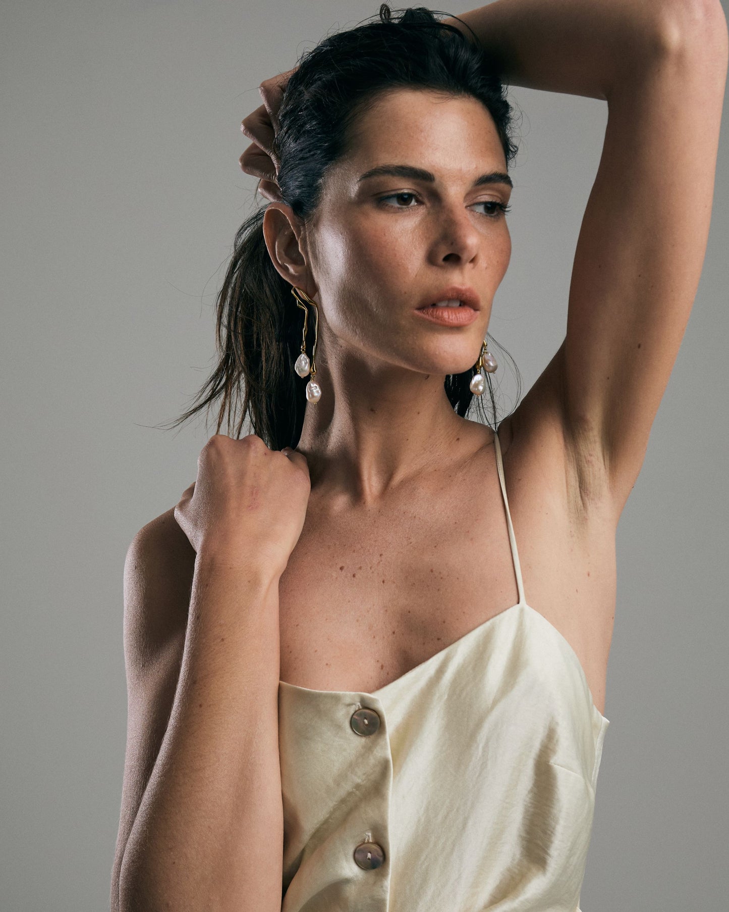 Melia Pearl Drops | Gold Vermeil