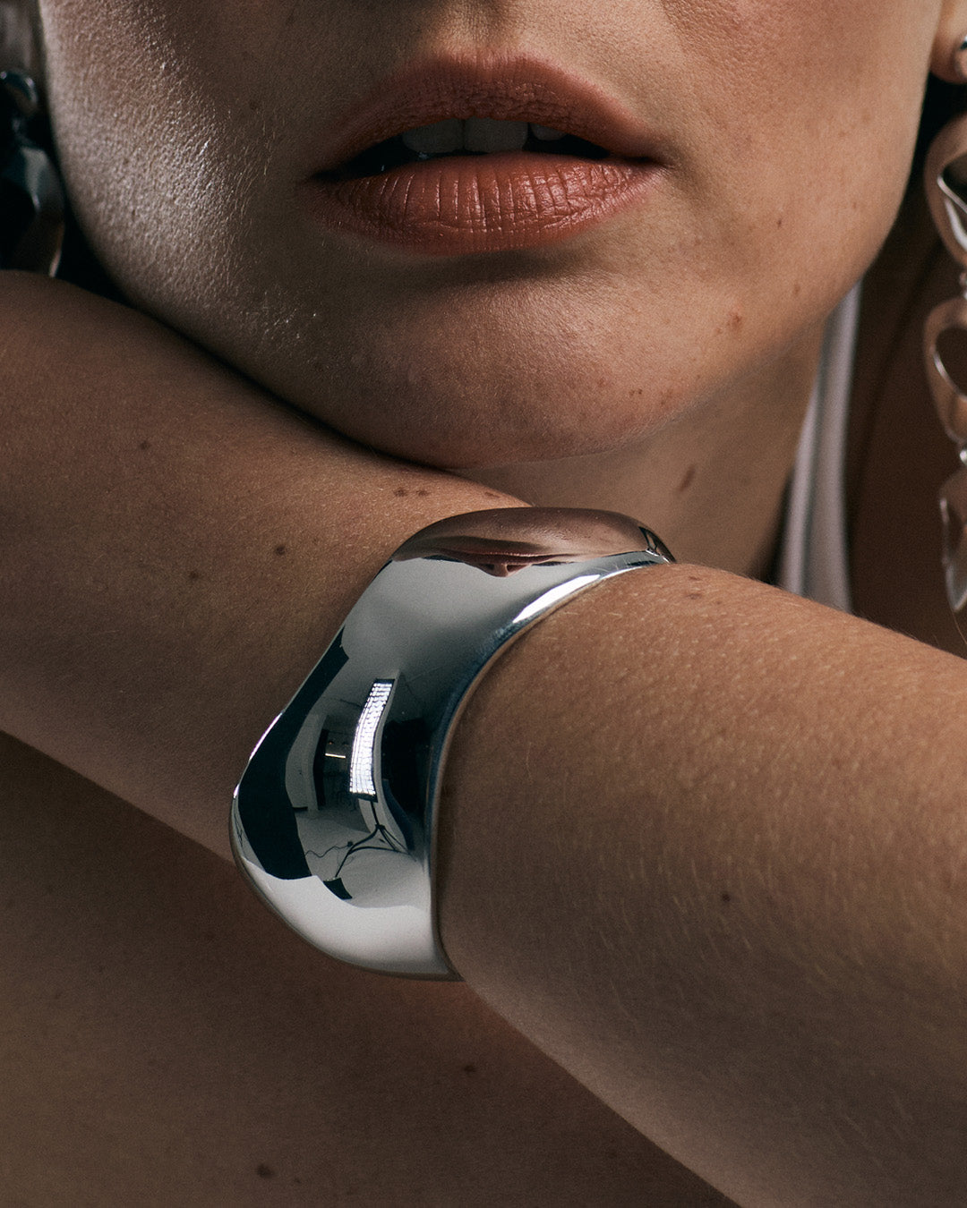 Milos Sculpted Cuff | Sterling Silver
