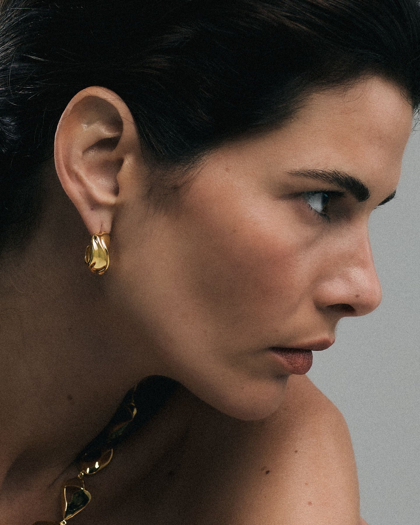 Milos Wave Hoops | Gold Vermeil