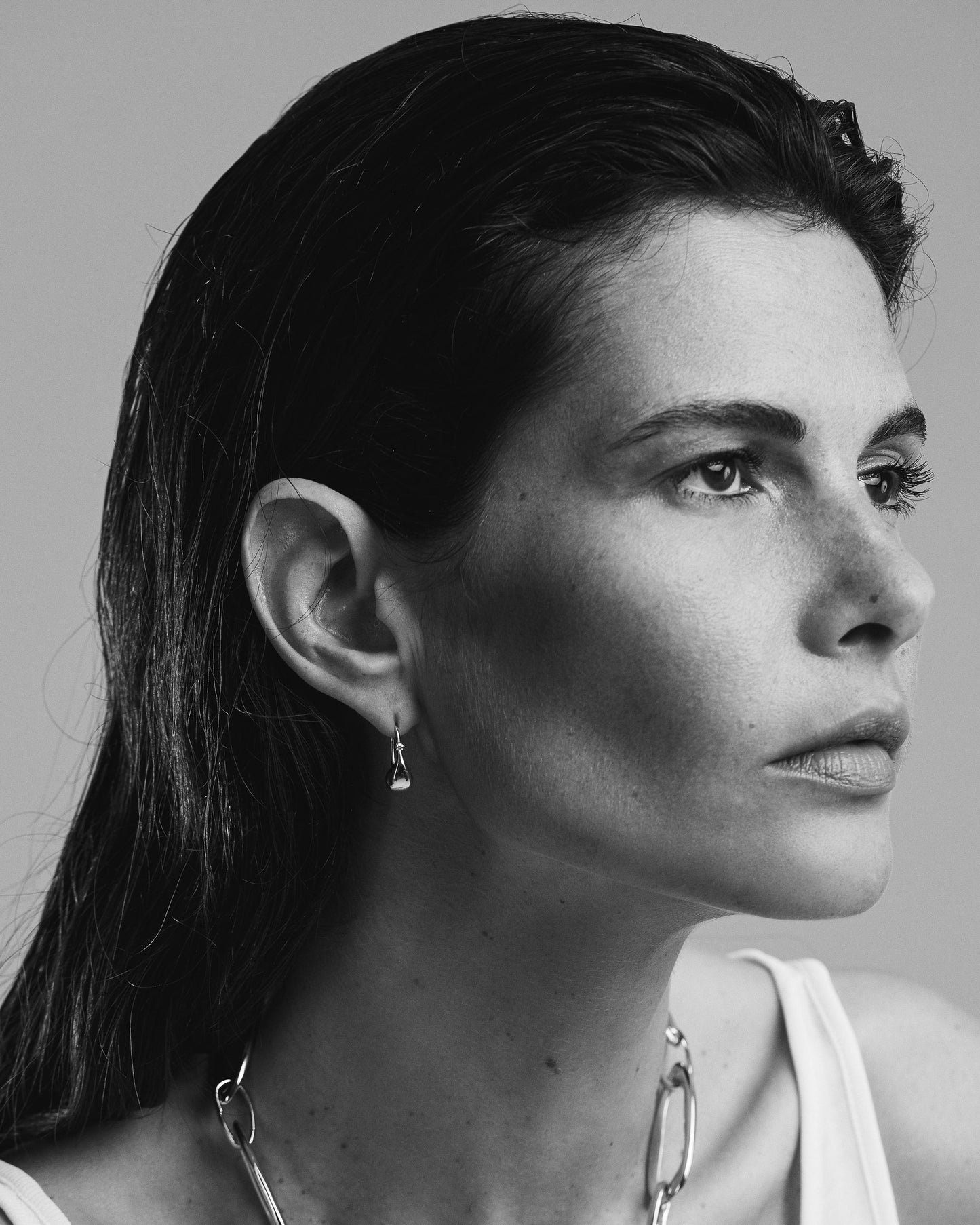 Pea Hoops | Sterling Silver