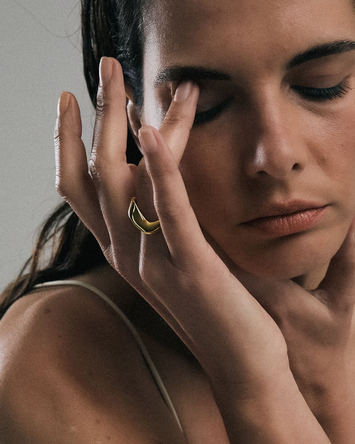 Seren Sculpted Ring | Gold Vermeil