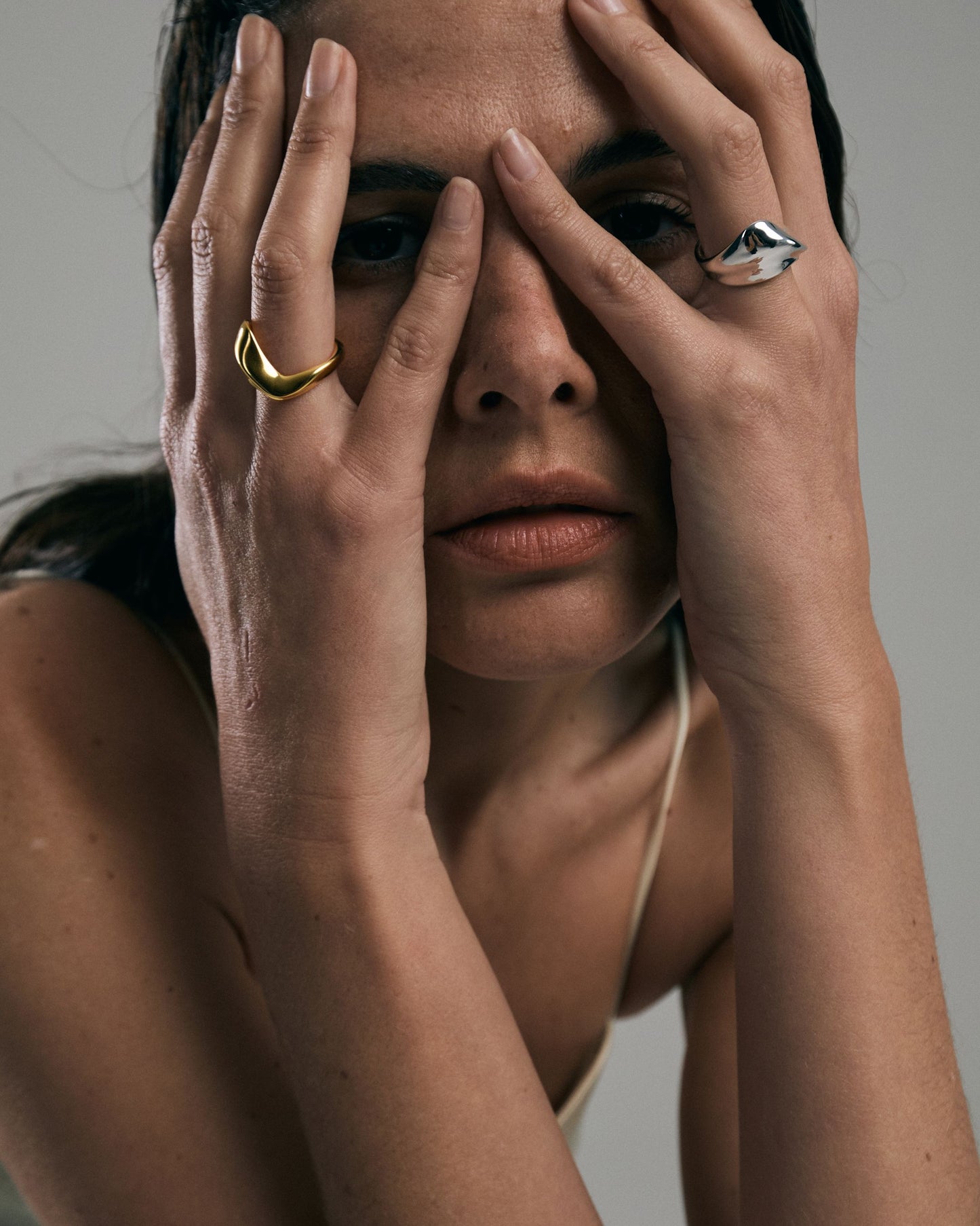 Seren Sculpted Ring | Gold Vermeil