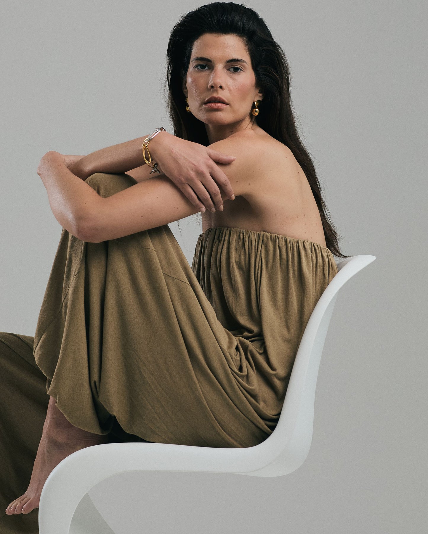 Thalassa Sculpted Earrings | Gold Vermeil