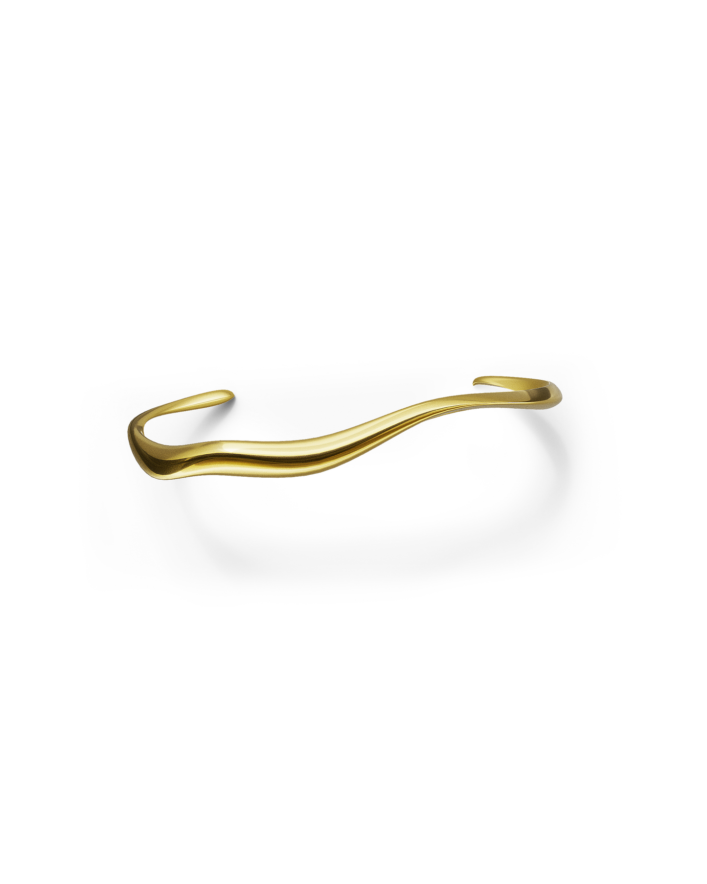 Neri Sculpted Cuff 18 K Solid Gold