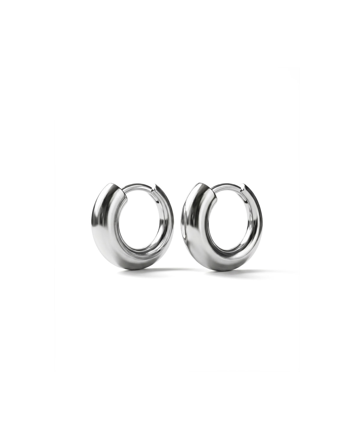 Nia Small Chunky Hoops | Sterling Silver