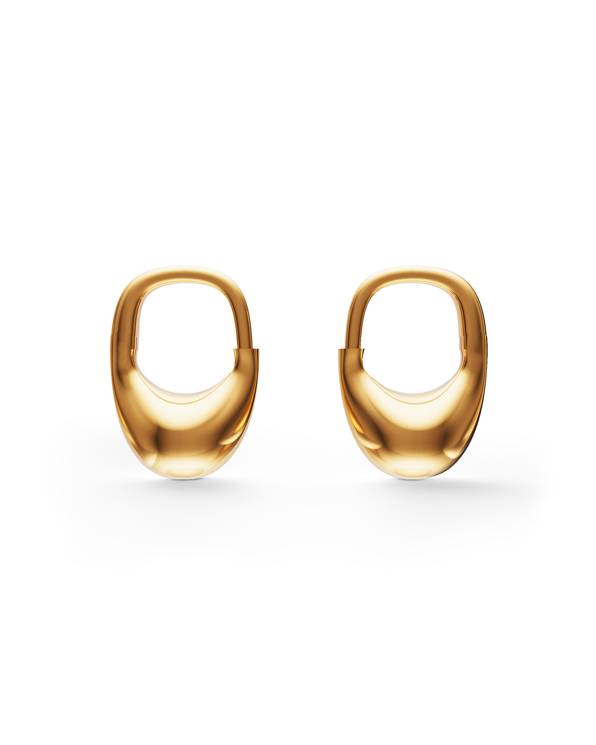 Pea Hoops | Gold Vermeil