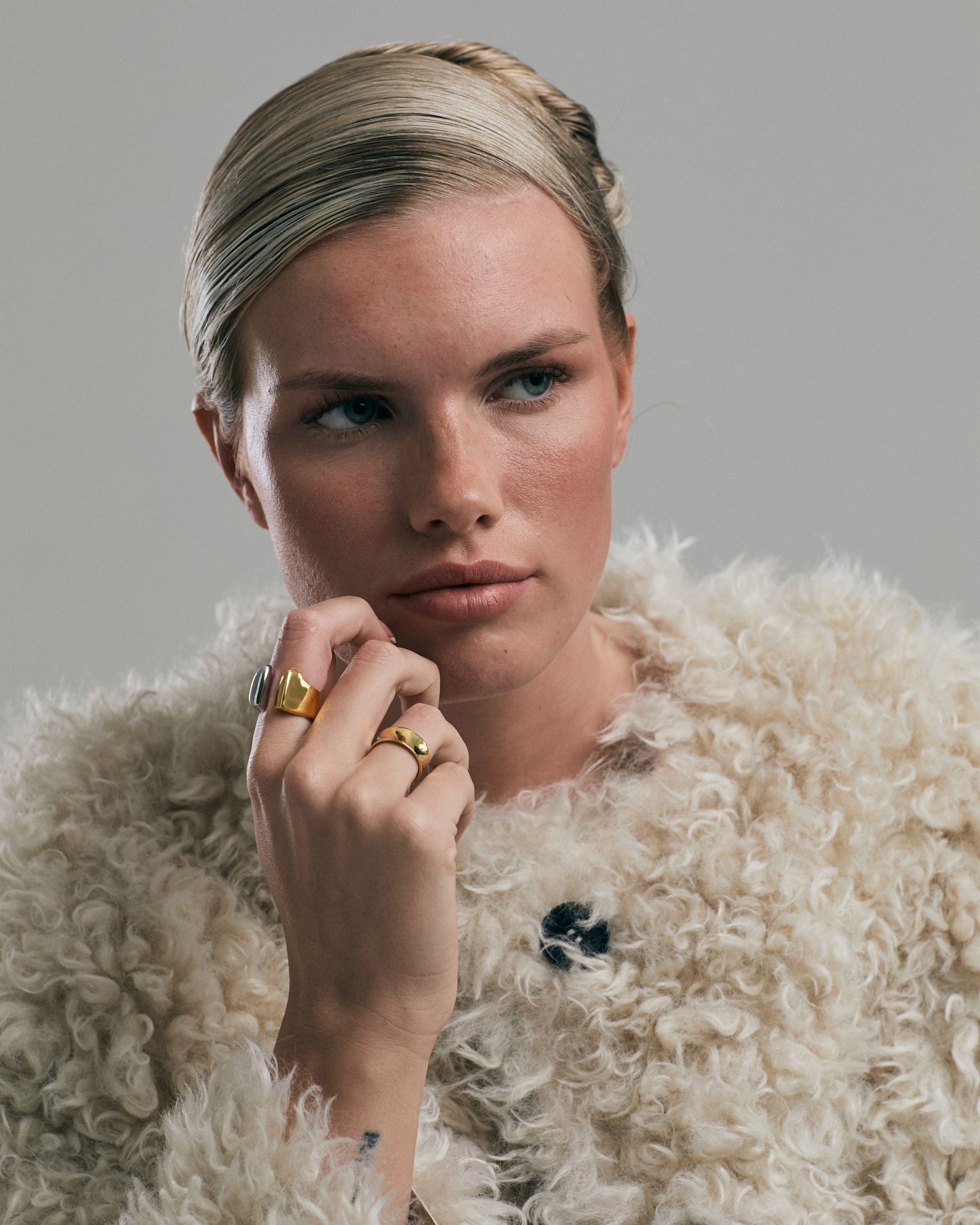 Archangel Sculpted Ring | Mixed Materials