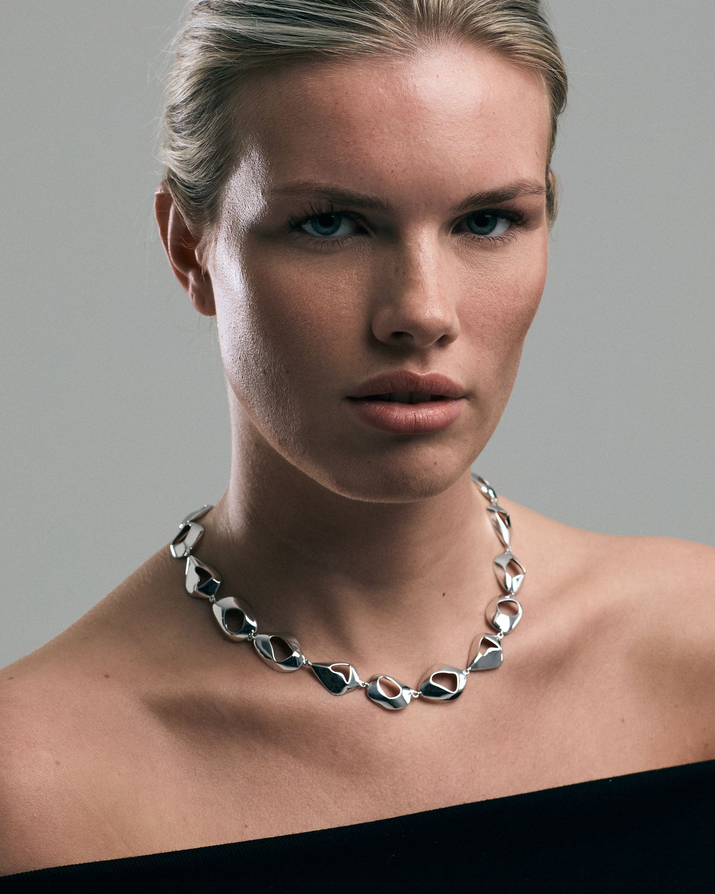 Élan Sculpted Necklace | Sterling Silver