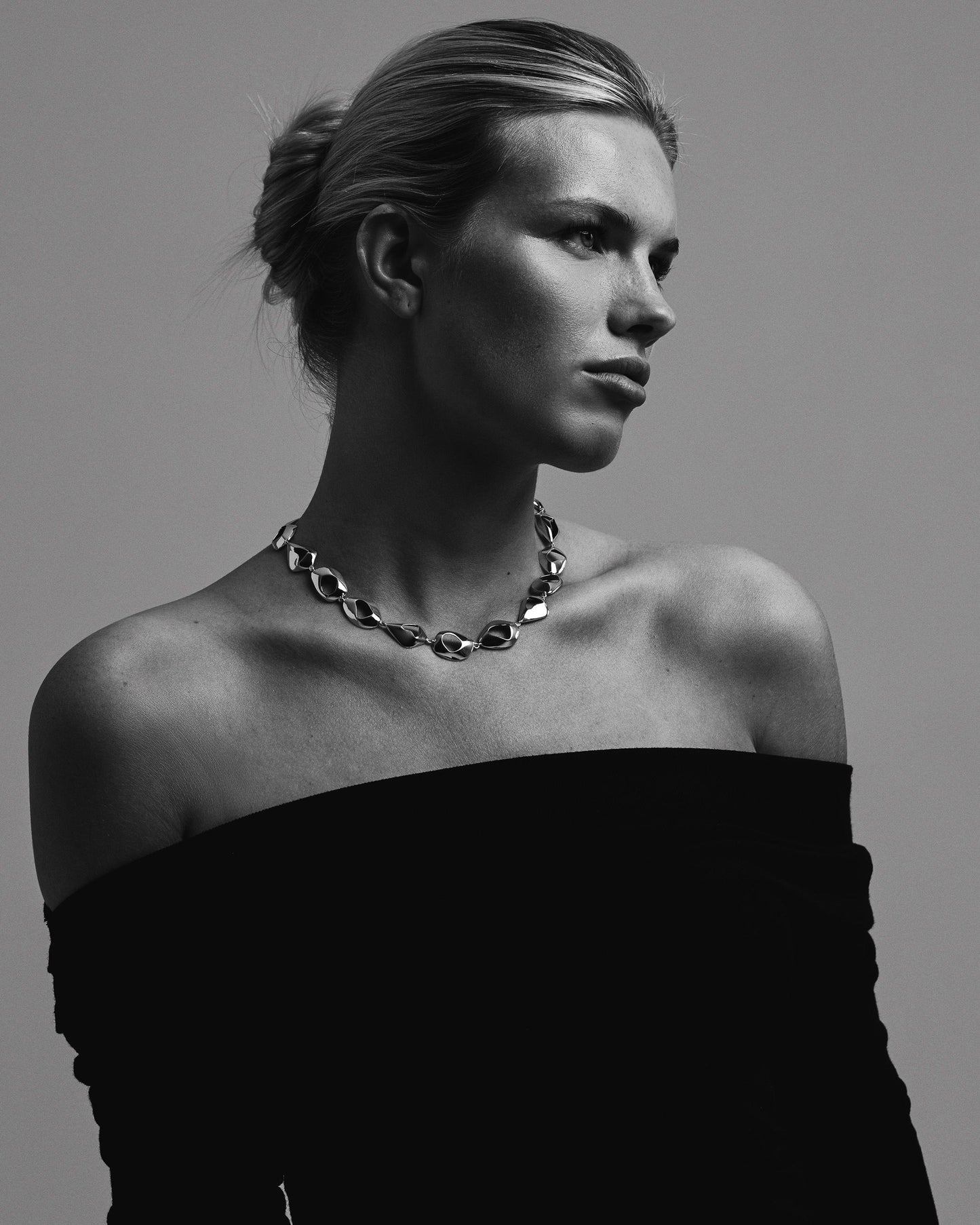 Élan Sculpted Necklace | Sterling Silver