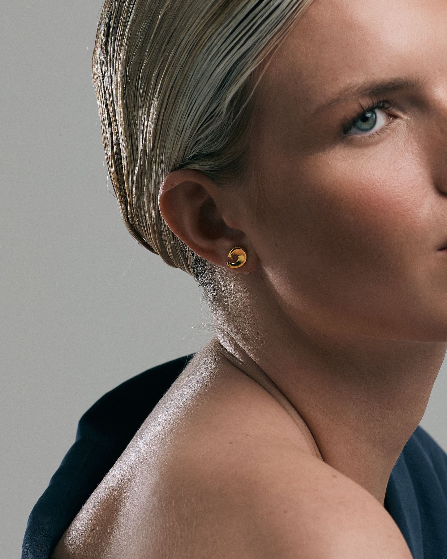 Limae Stud Earrings | Gold Vermeil