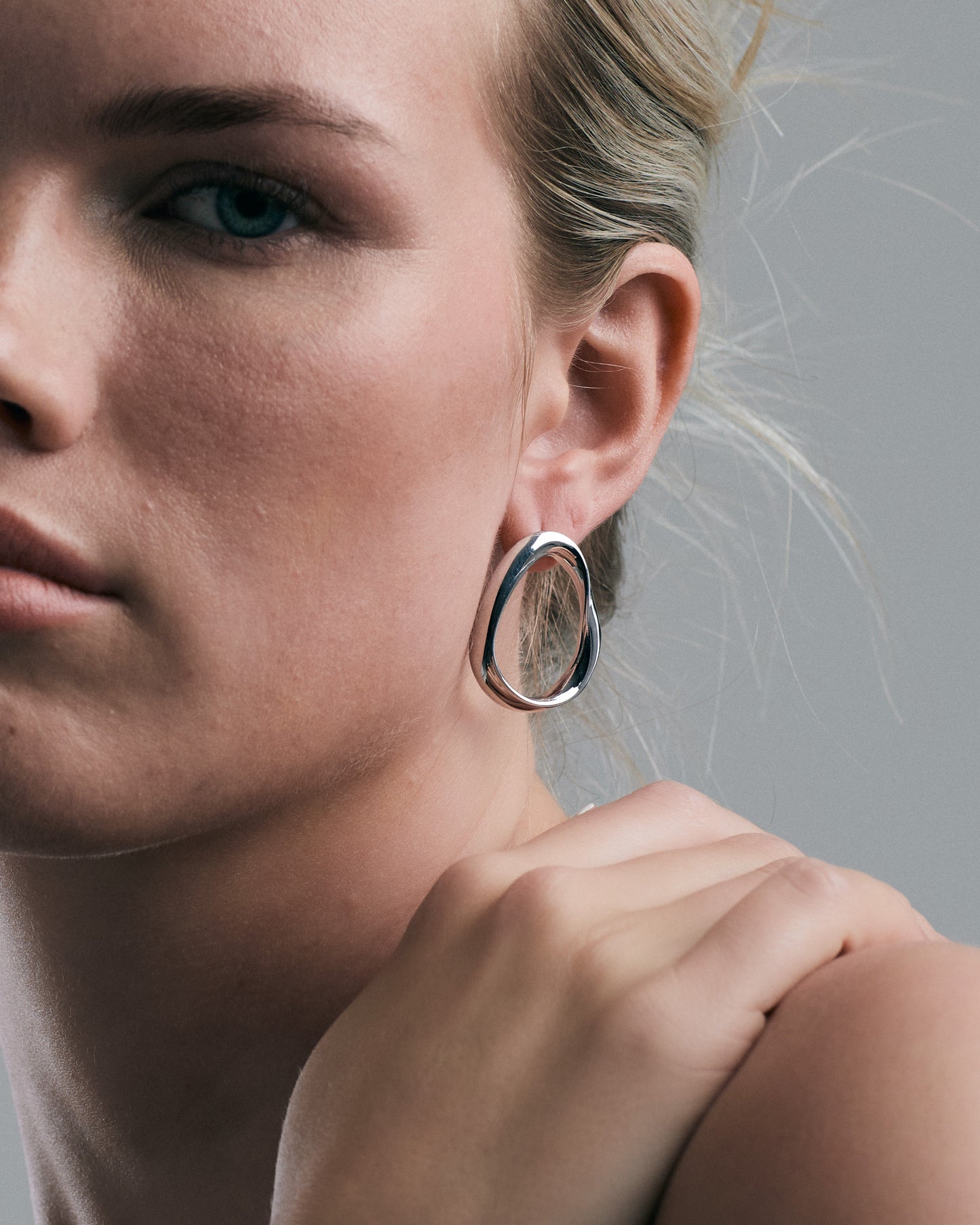Oura Earrings | Sterling Silver