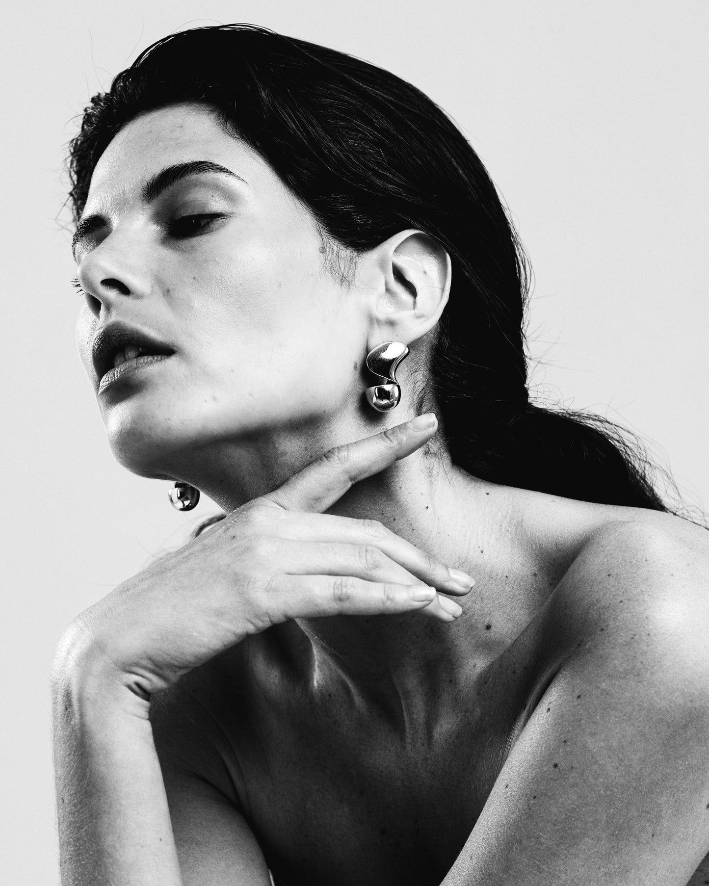Thalassa Sculpted Earrings | Sterling Silver
