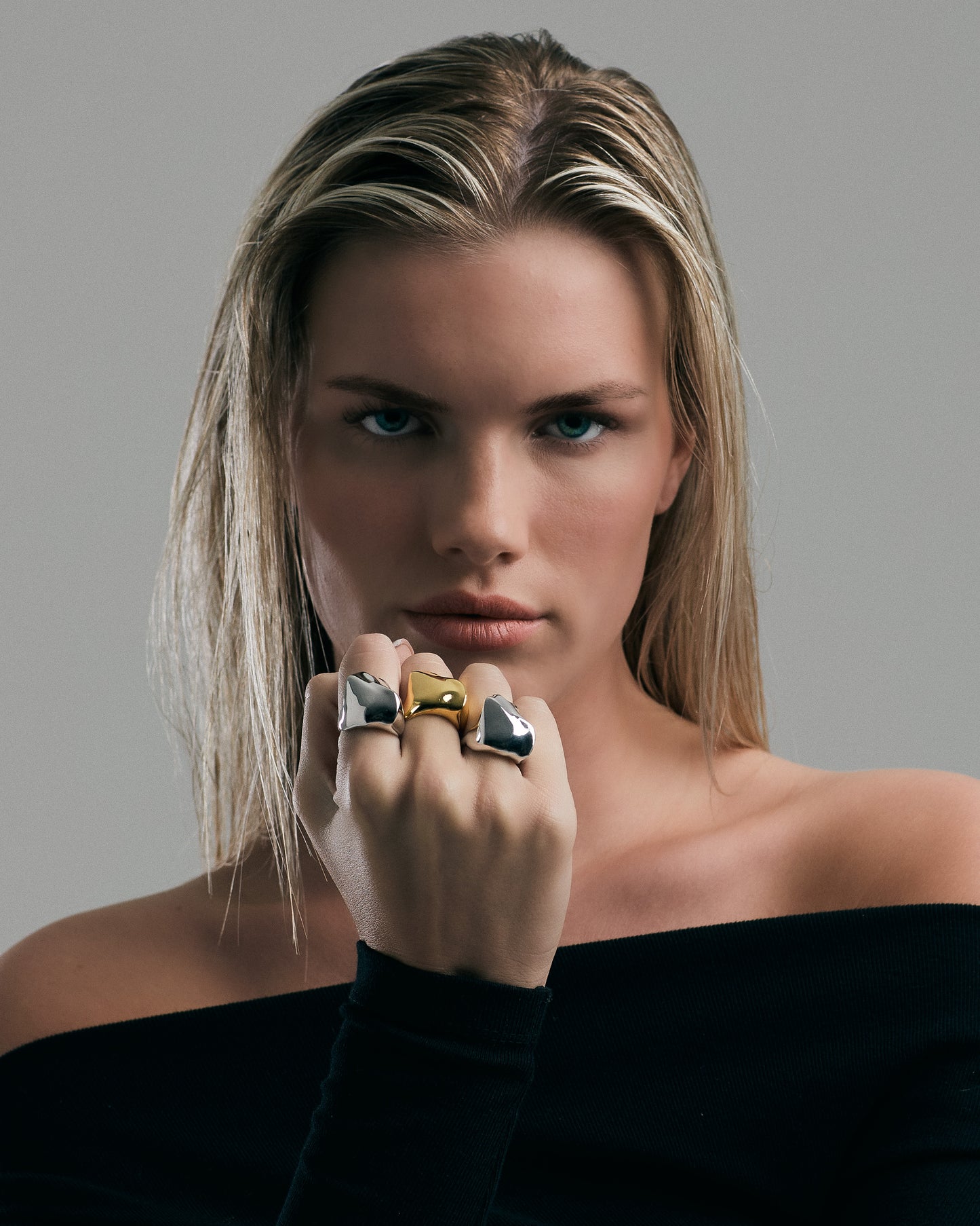 Zyra Sculpted Ring | Gold Vermeil
