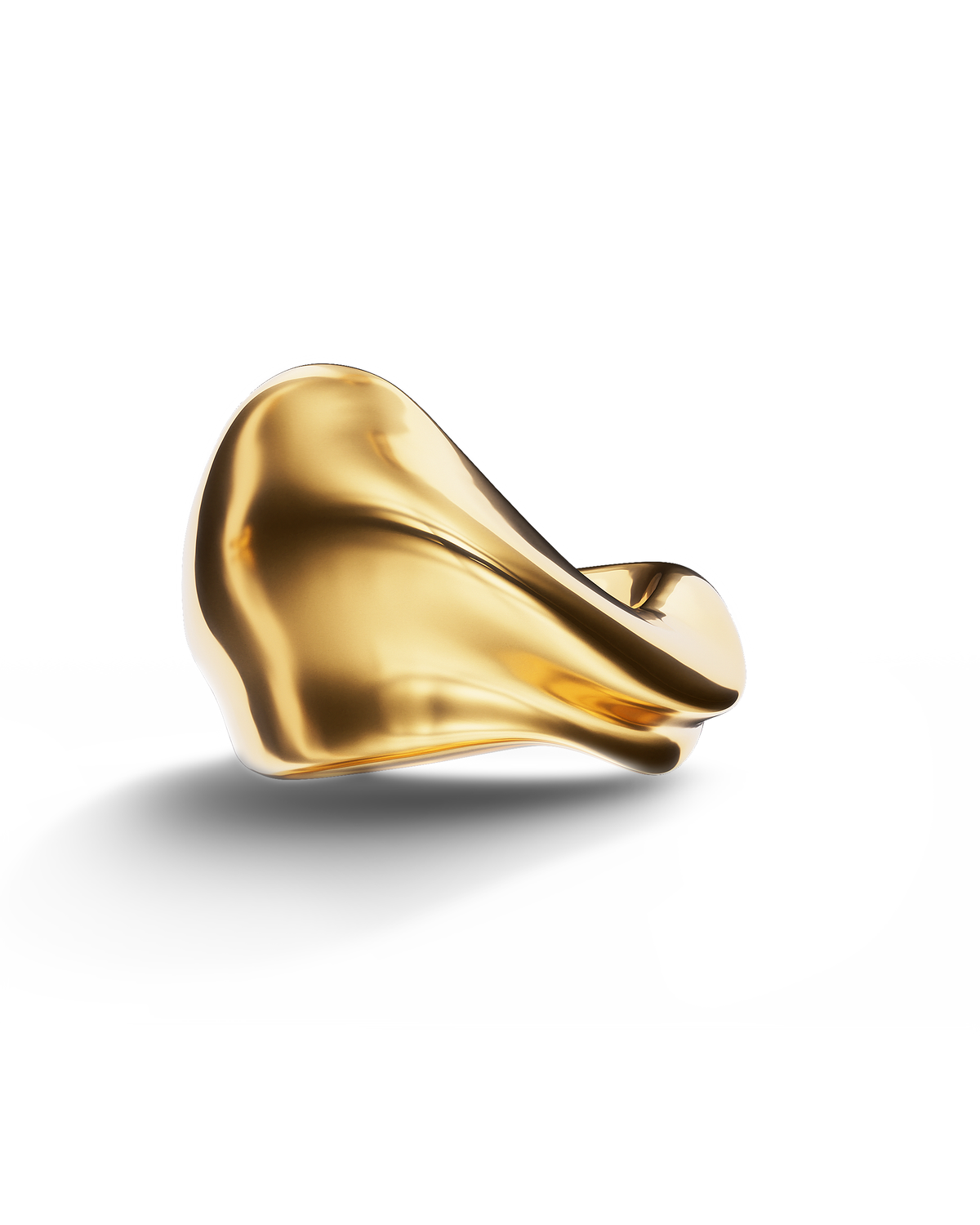 Seren Sculpted Ring | Gold Vermeil