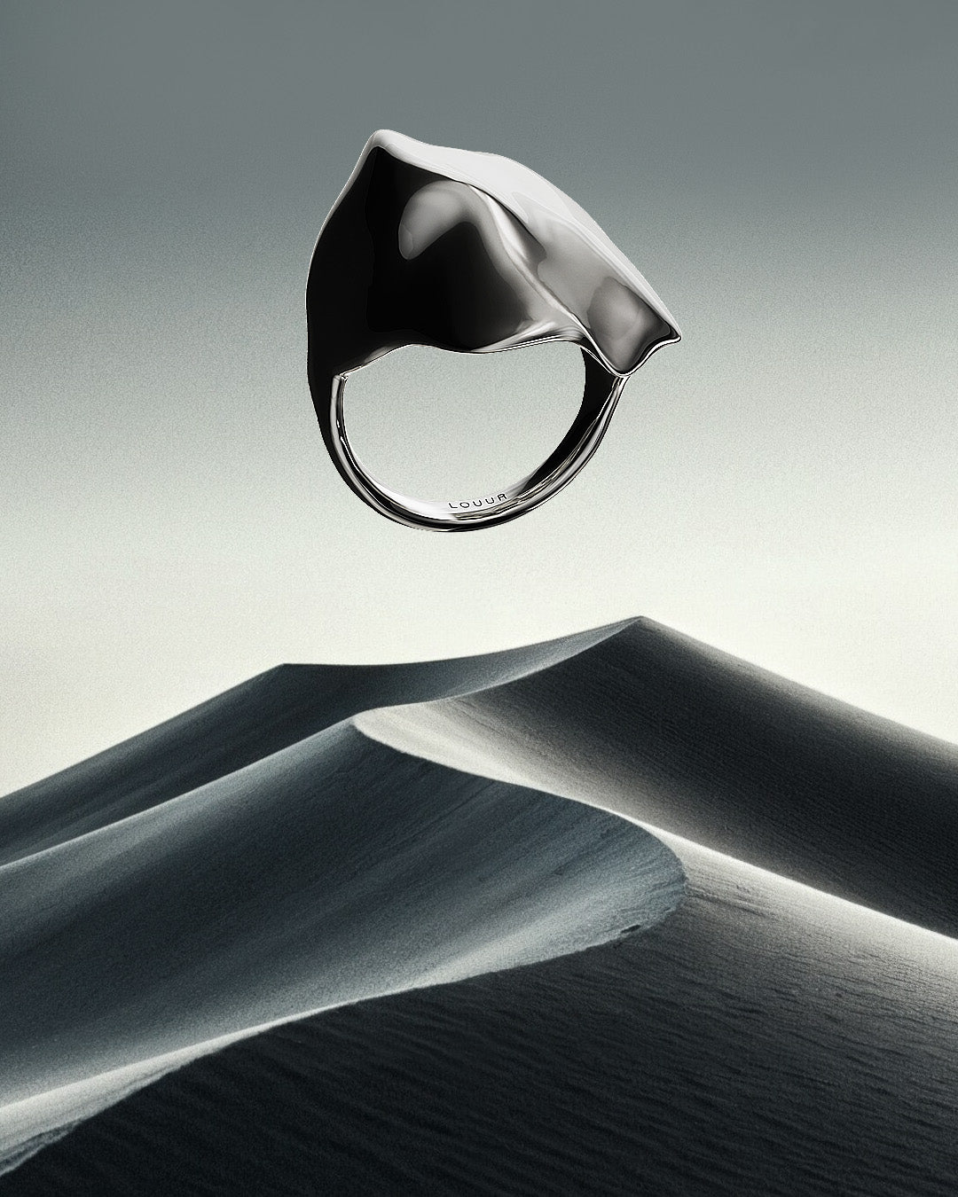 Zyra Sculpted Ring | Sterling Silver