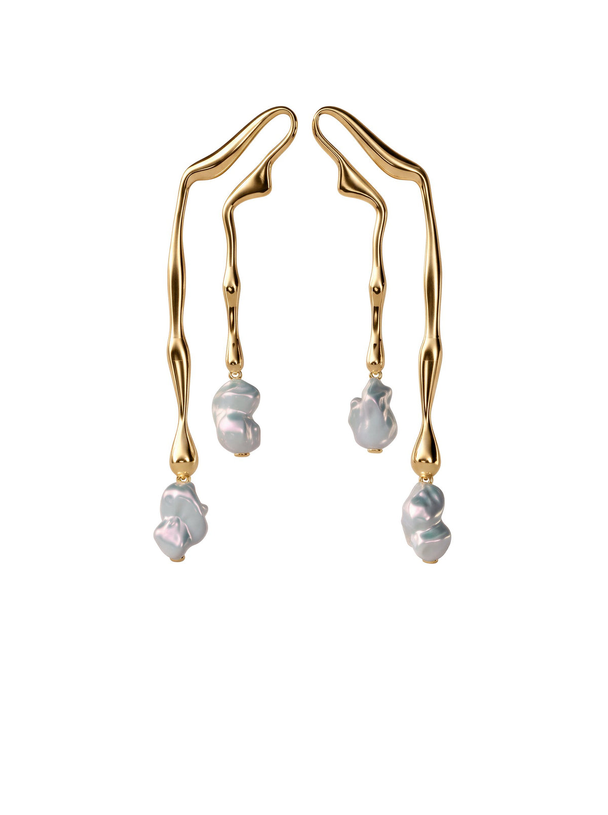 Melia Pearl Drops | Gold Vermeil