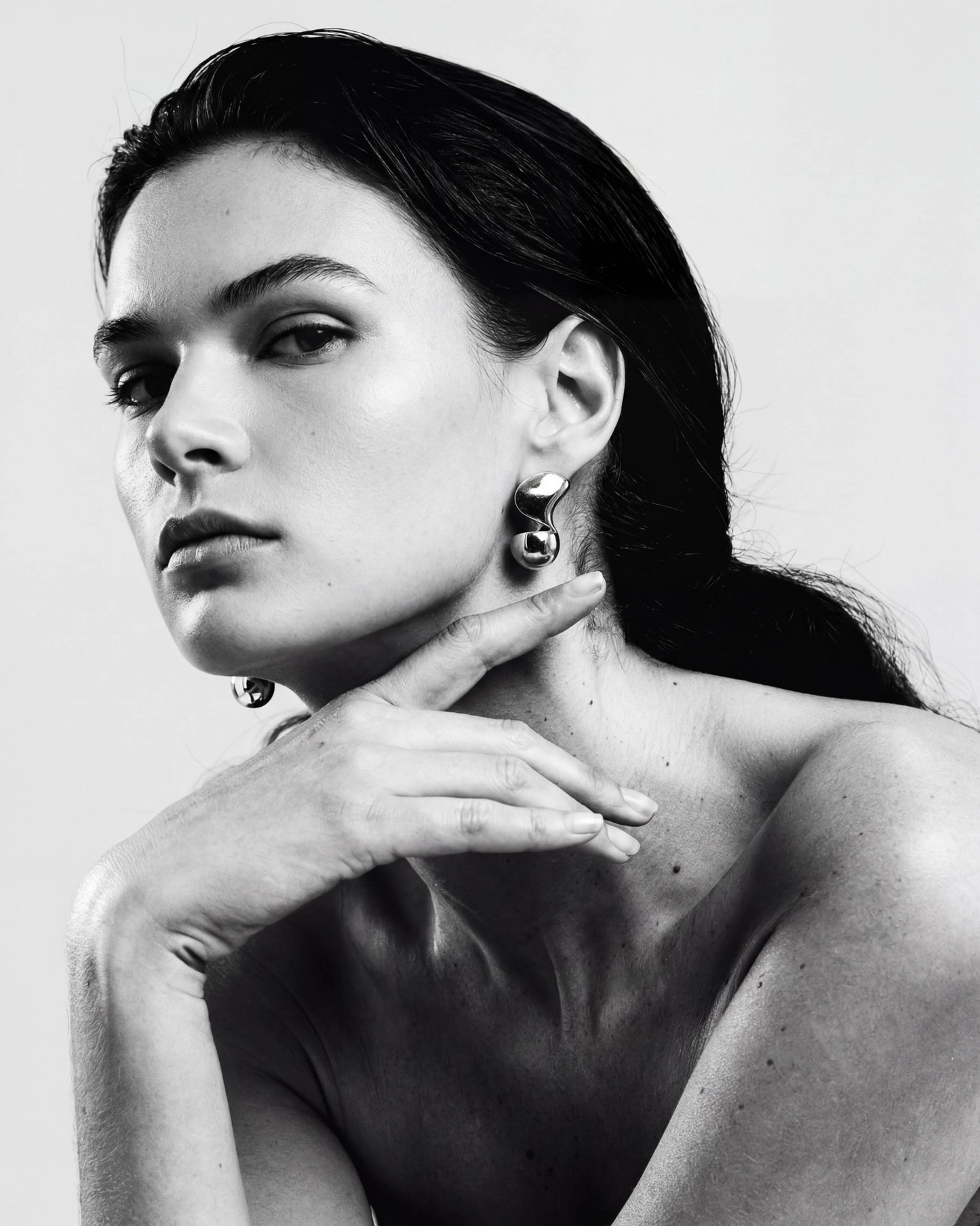 Thalassa Sculpted Earrings | Sterling Silver