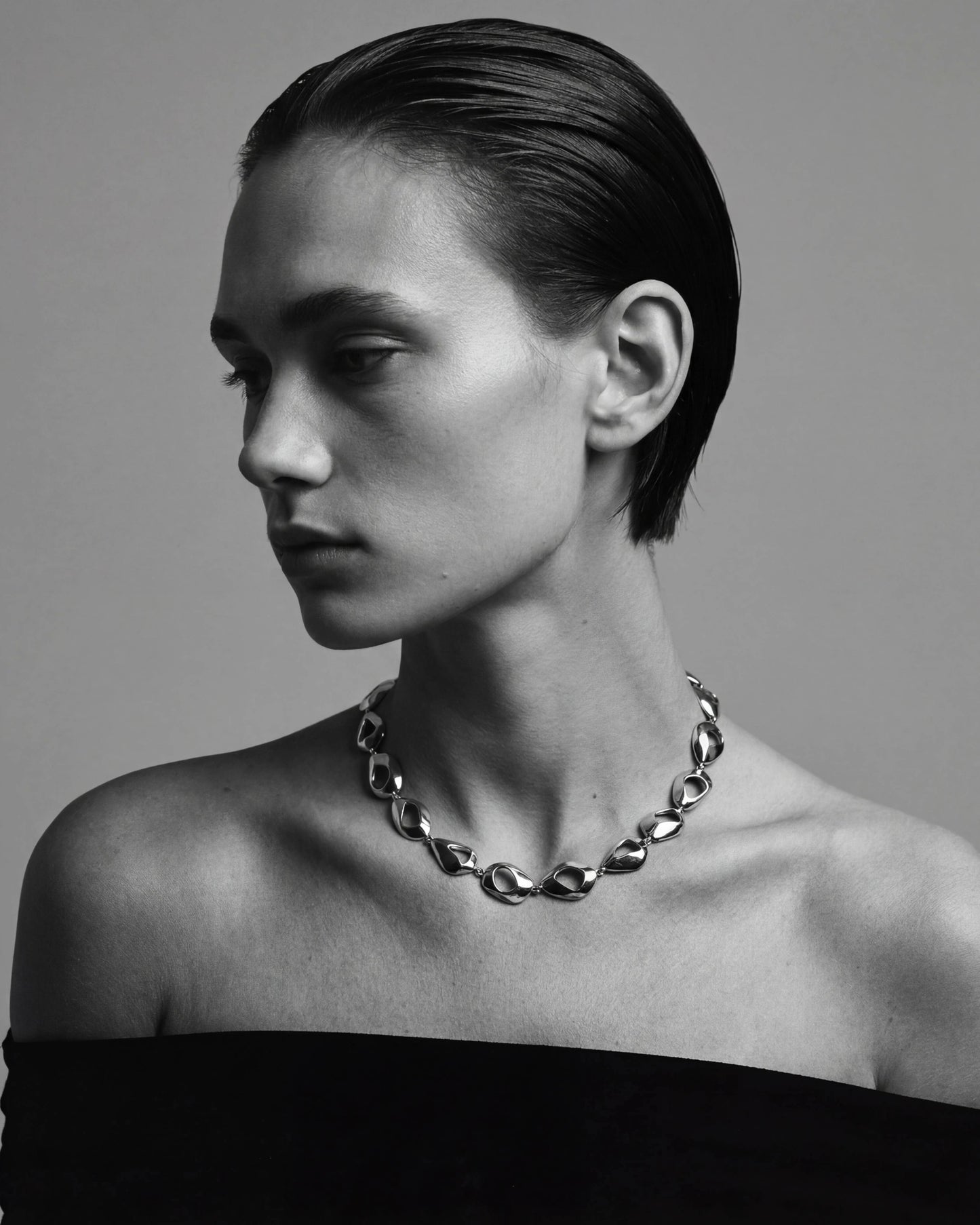 Élan Sculpted Necklace | Sterling Silver