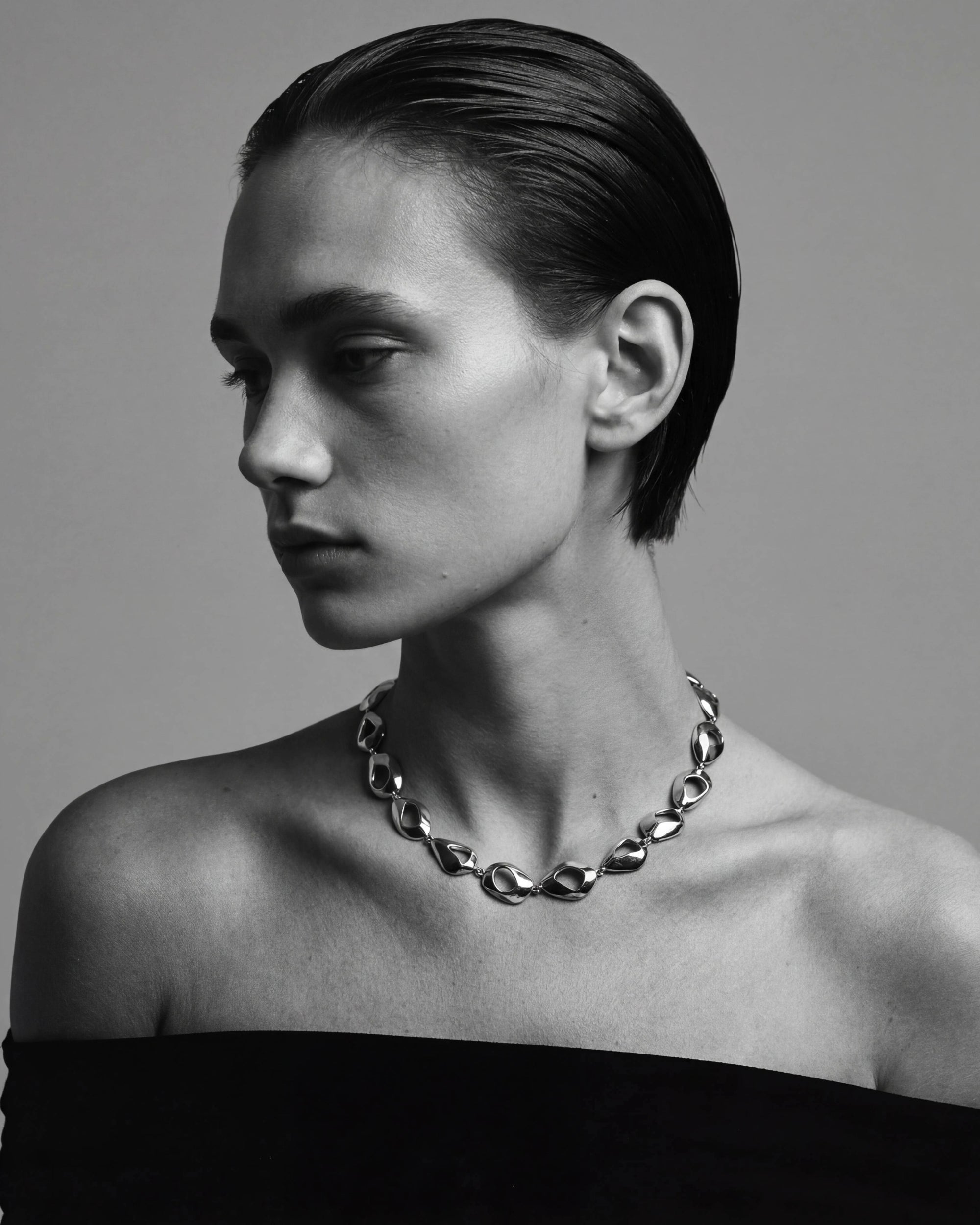 Élan Sculpted Necklace | Sterling Silver
