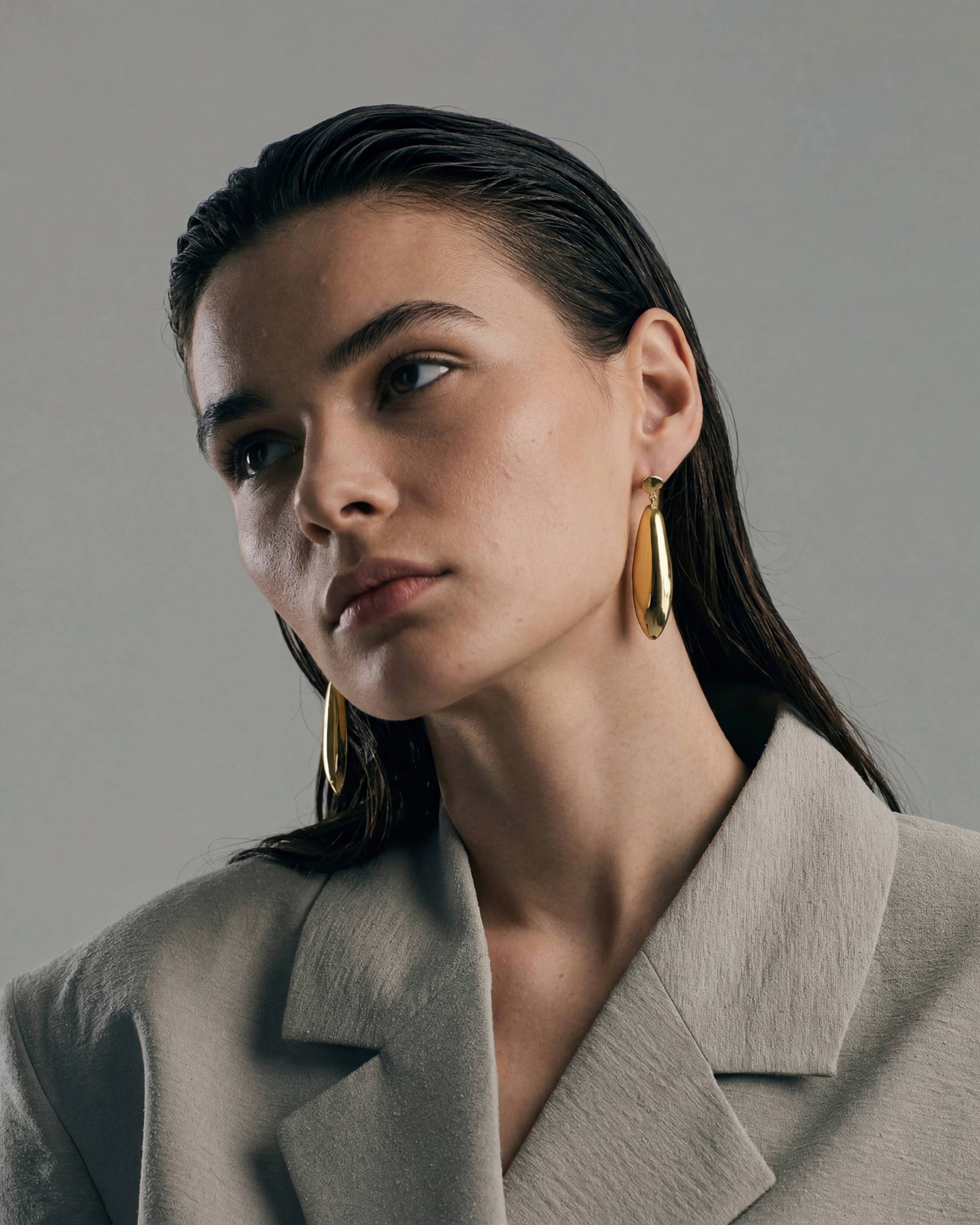 Antarctica Drop Earrings | Gold Vermeil