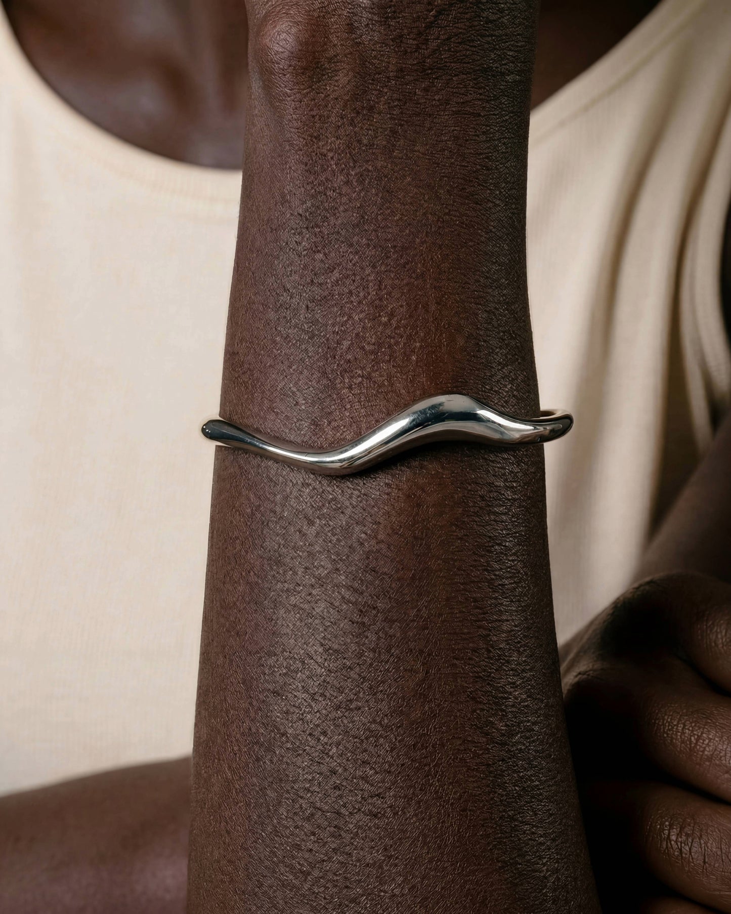 Neri Sculpted Cuff Sterling Silver
