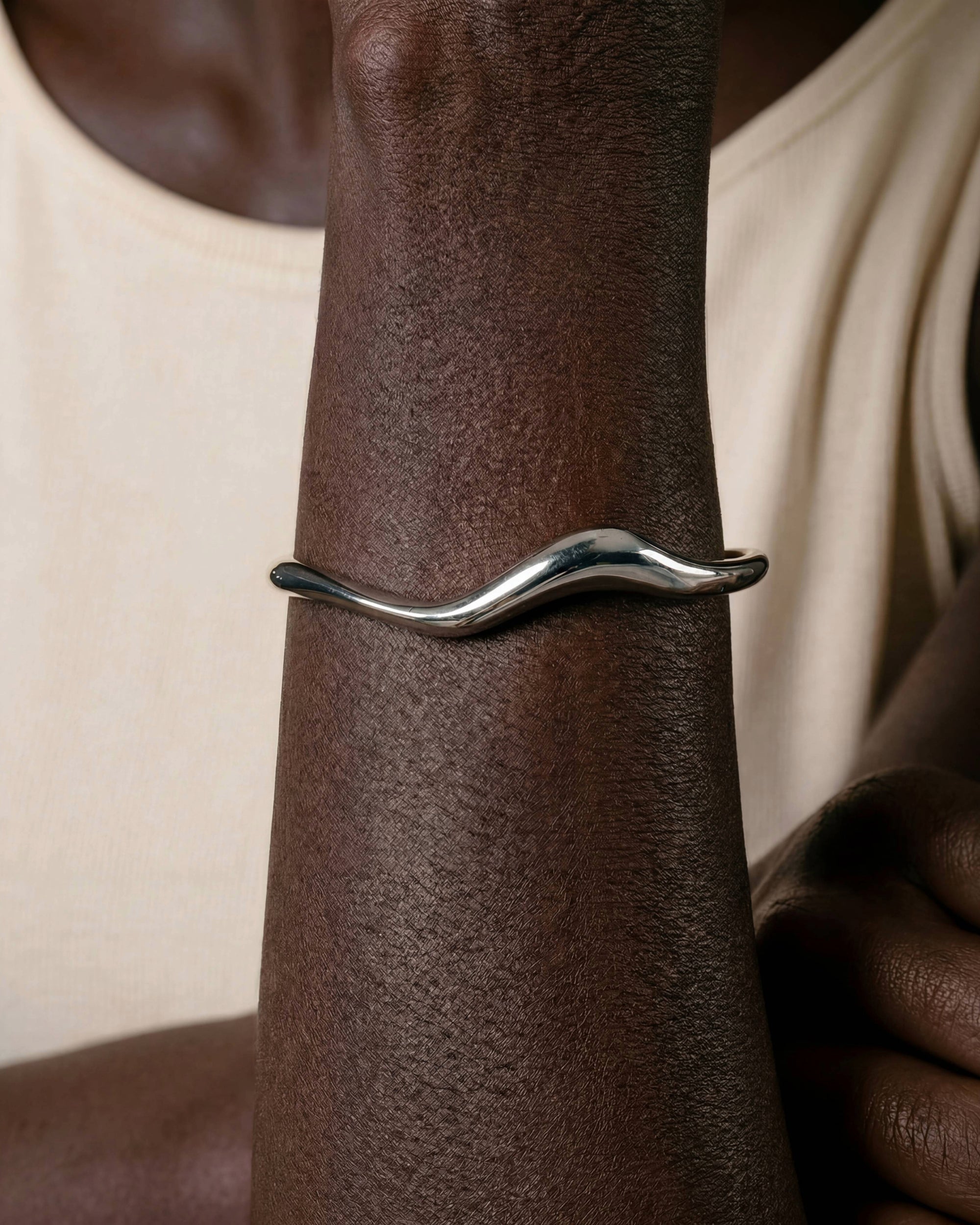 Neri Sculpted Cuff Sterling Silver
