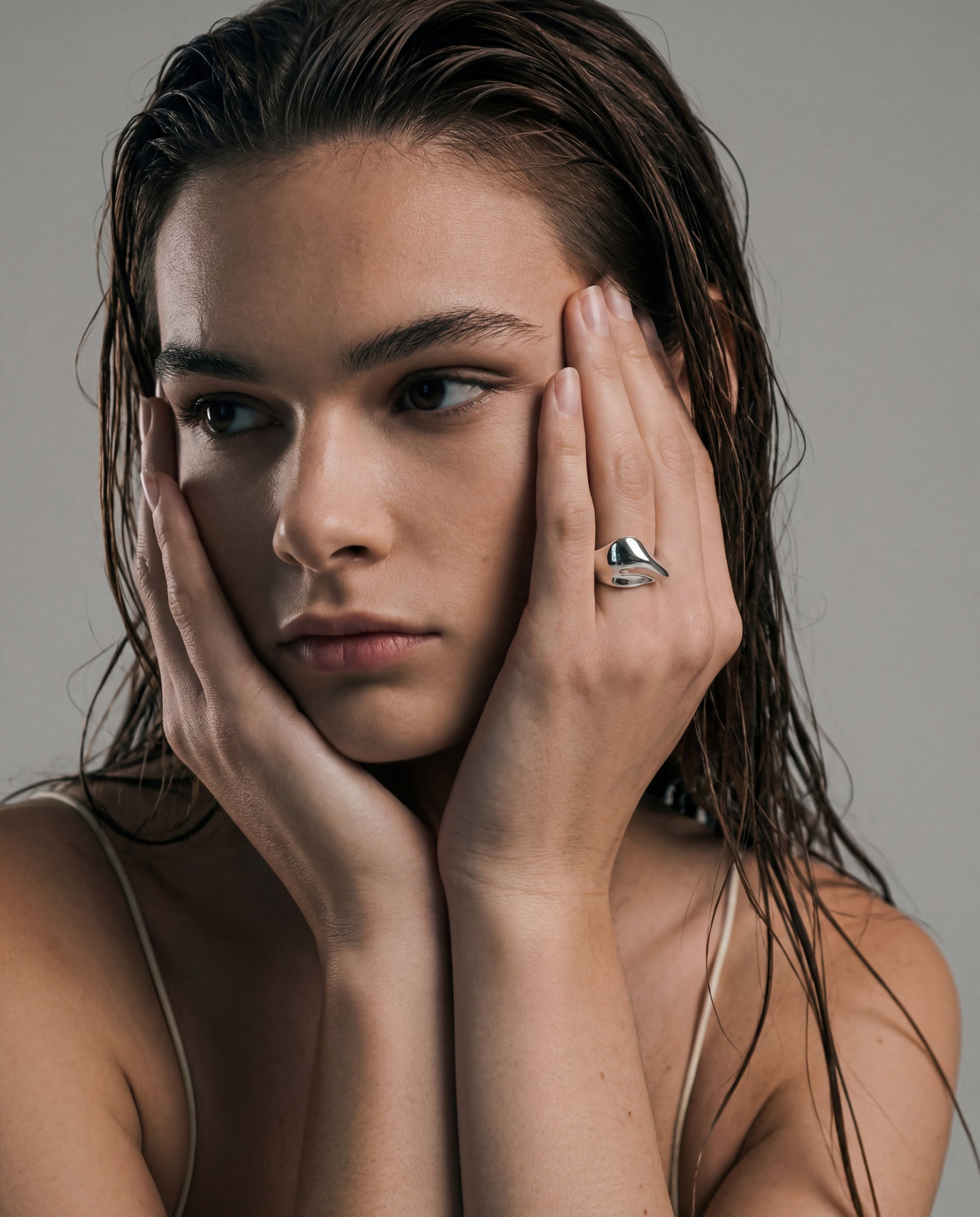 Seren Sculpted Ring | Sterling Silver