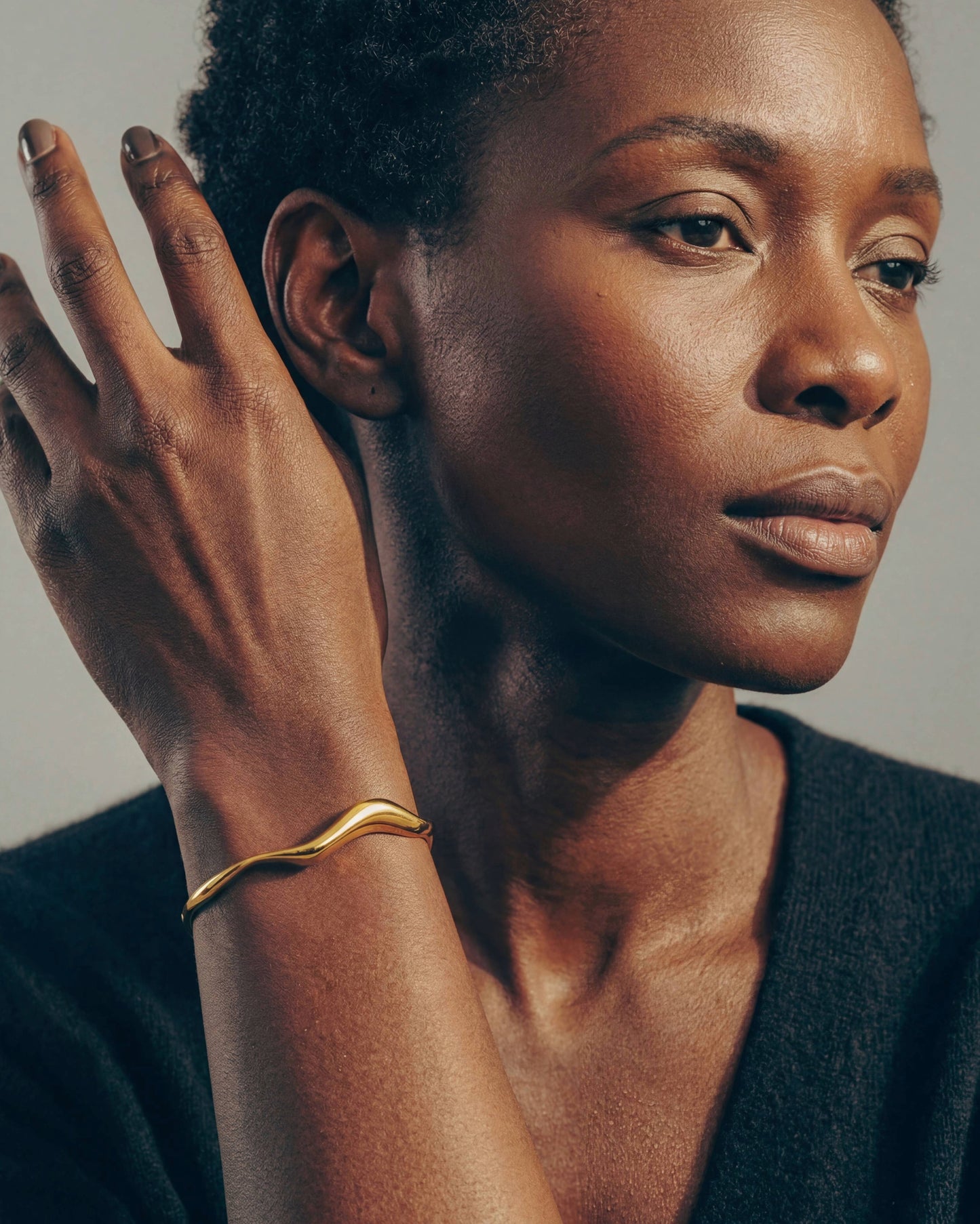 Neri Sculpted Cuff Gold Vermeil