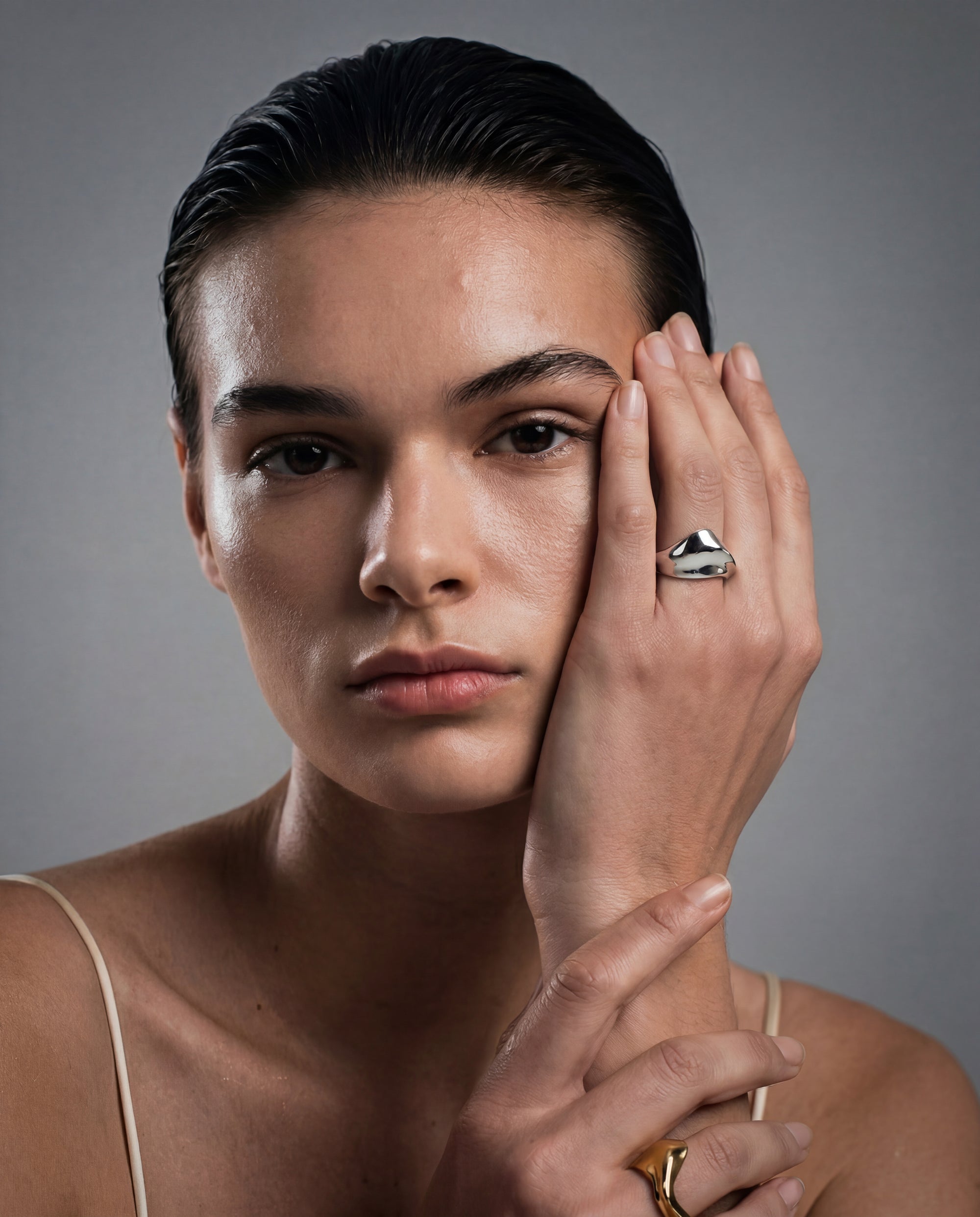 Seren Sculpted Ring | Sterling Silver
