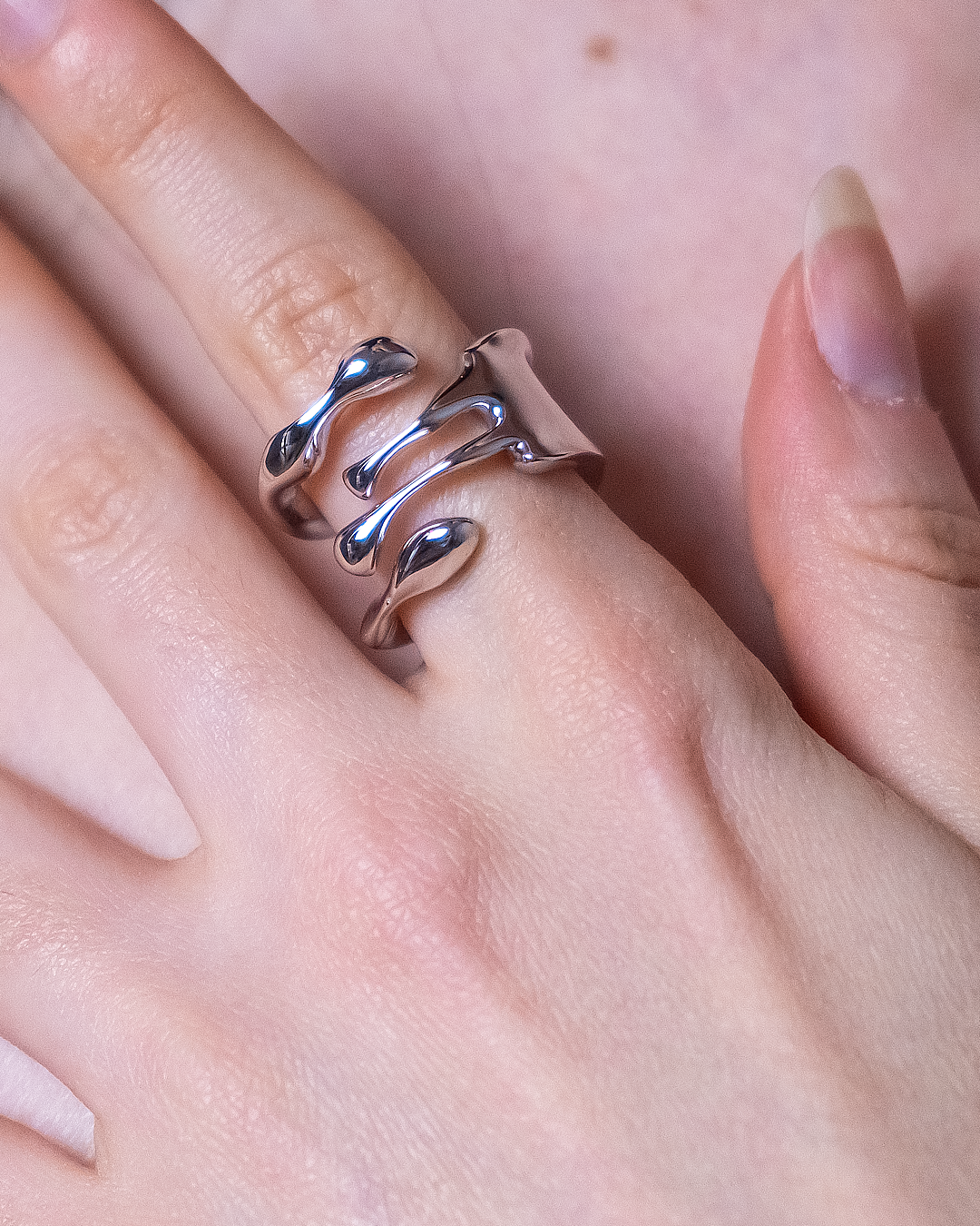 Isla Sculpted Ring | Sterling Silver