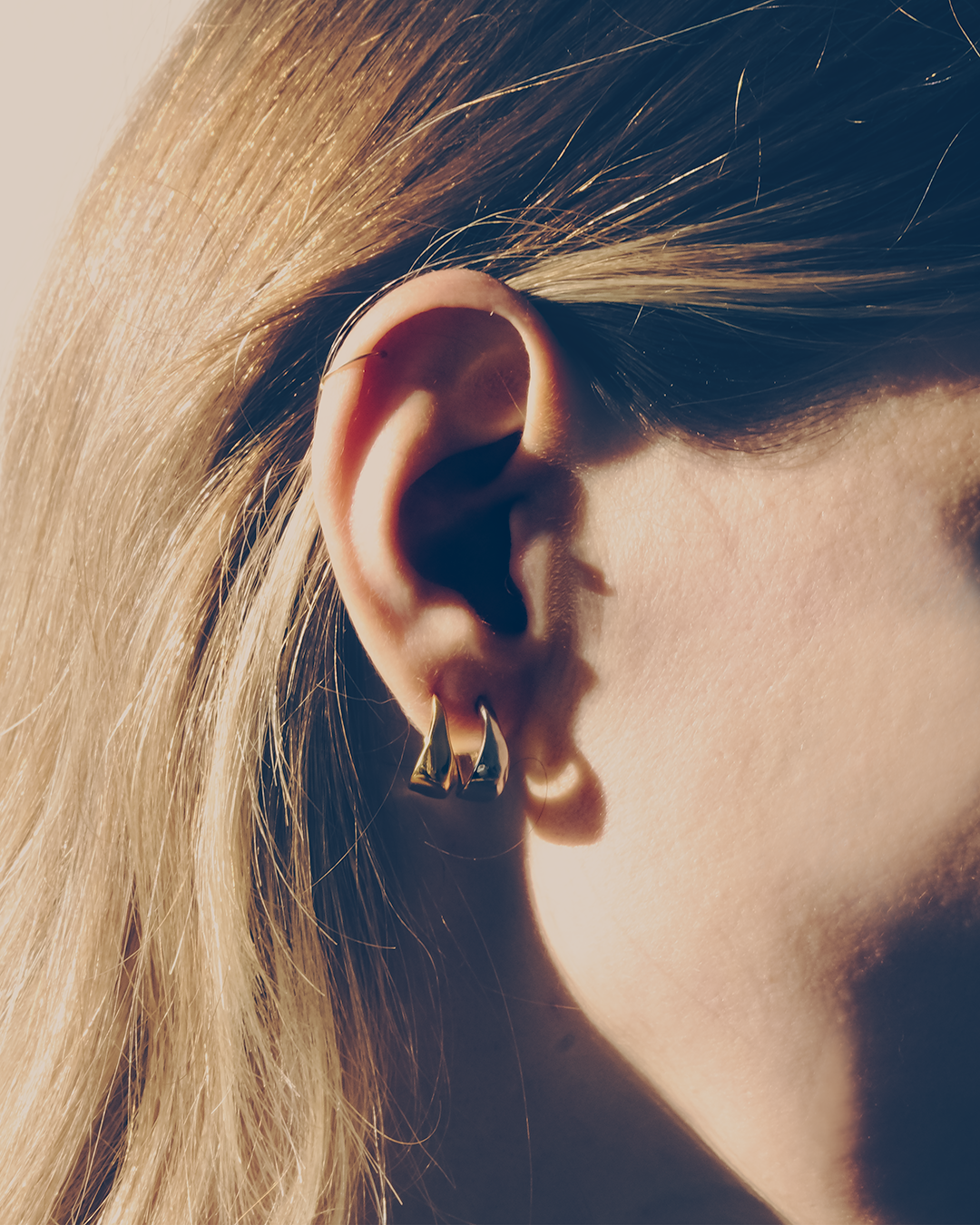Seren Small Hoops | Gold Vermeil