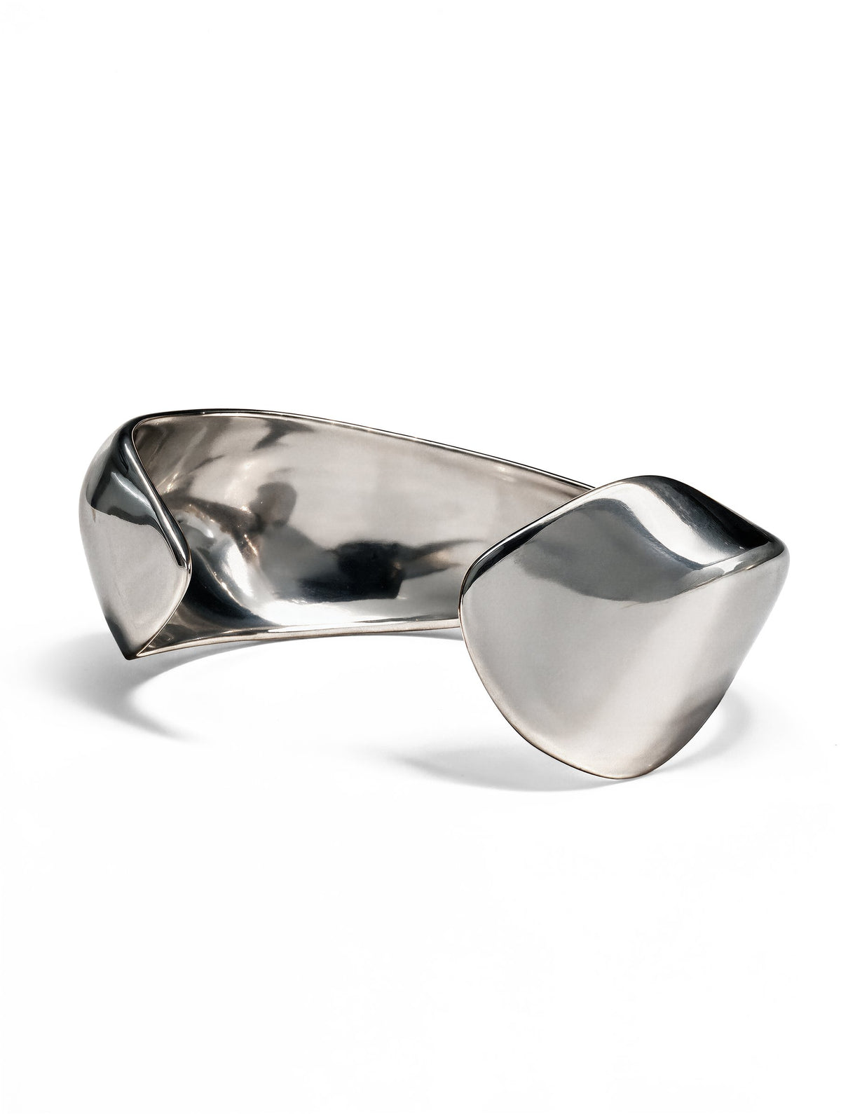 Seren Sculpted Cuff Sterling Silver