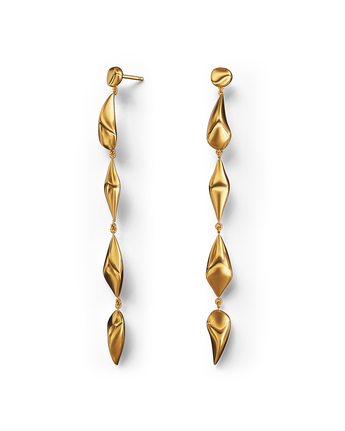 Apex Drop Earrings | Gold Vermeil