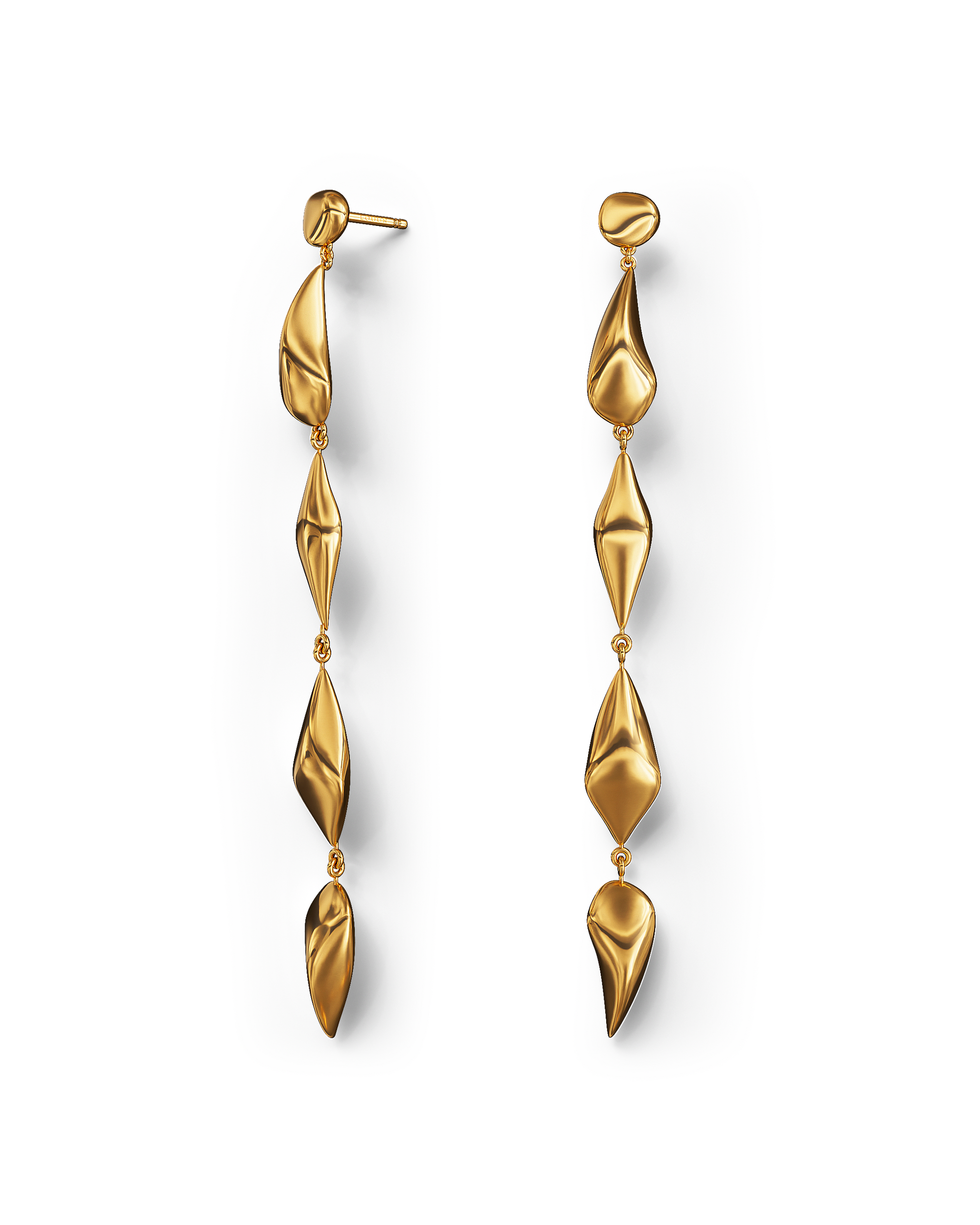 Apex Drop Earrings | Gold Vermeil