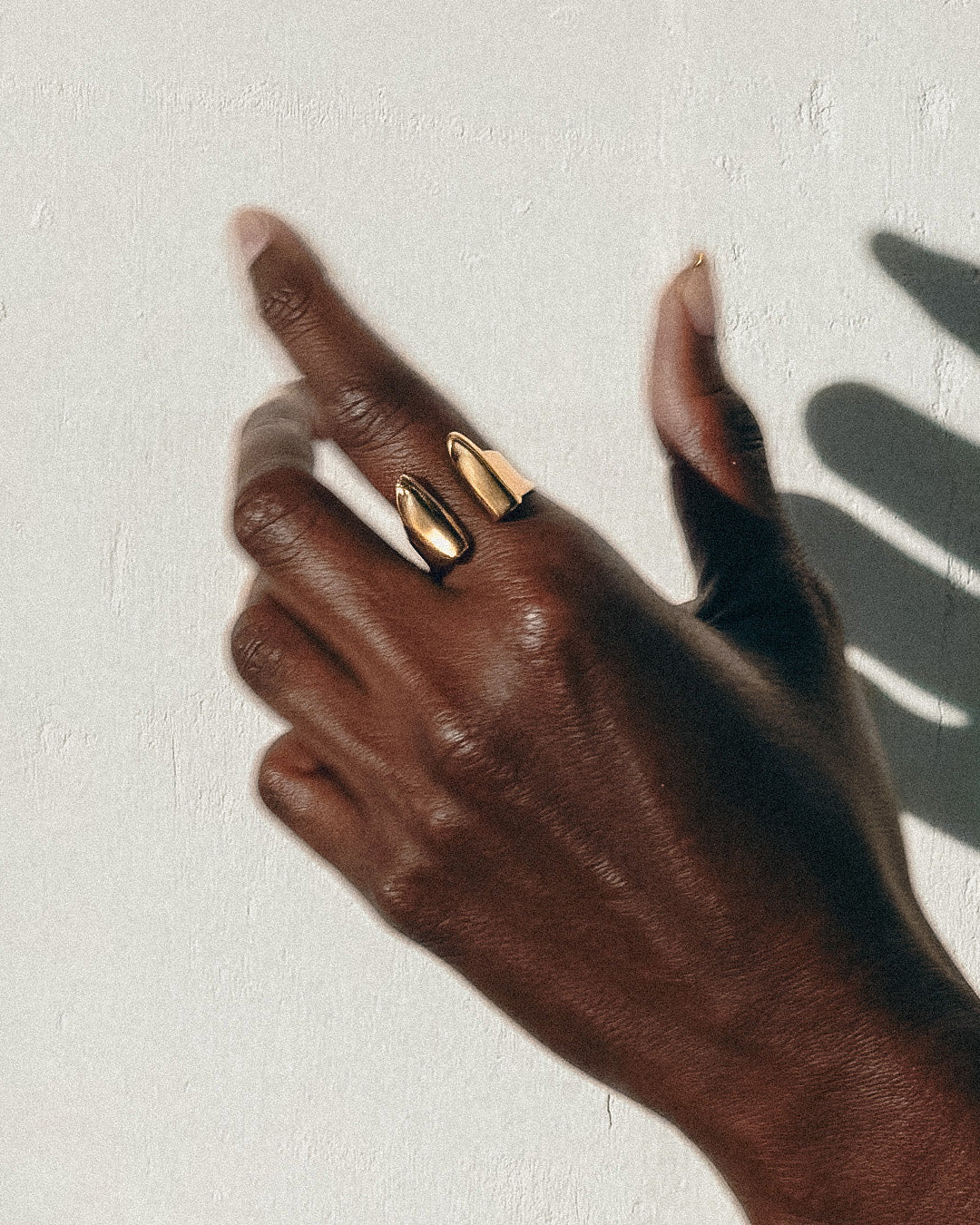 Archangel Sculpted Ring | Gold Vermeil