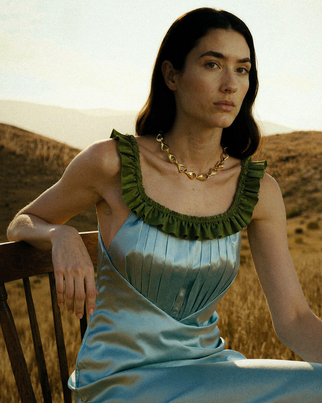 Élan Sculpted Necklace | Gold Vermeil