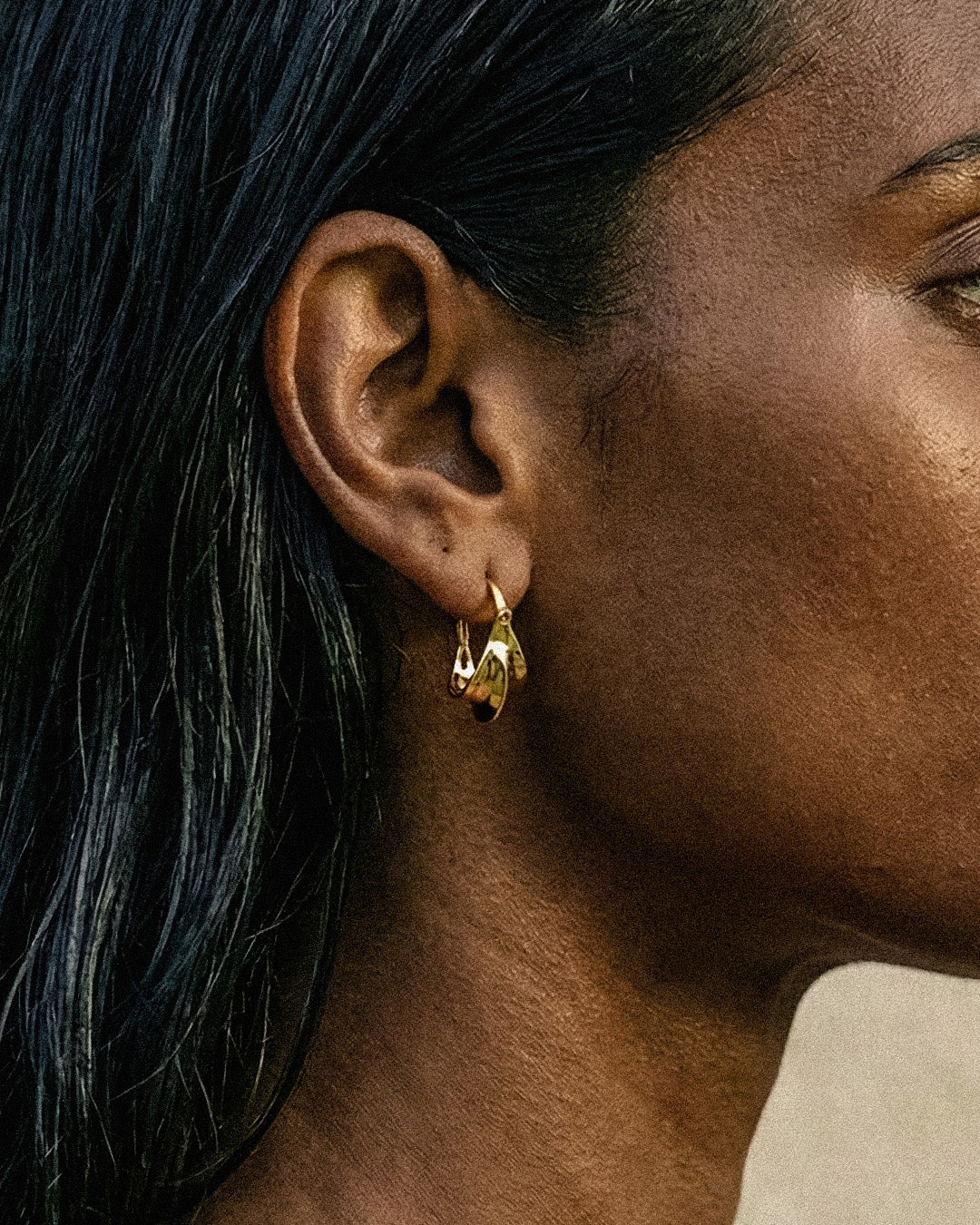 Elya Hoops | Gold Vermeil