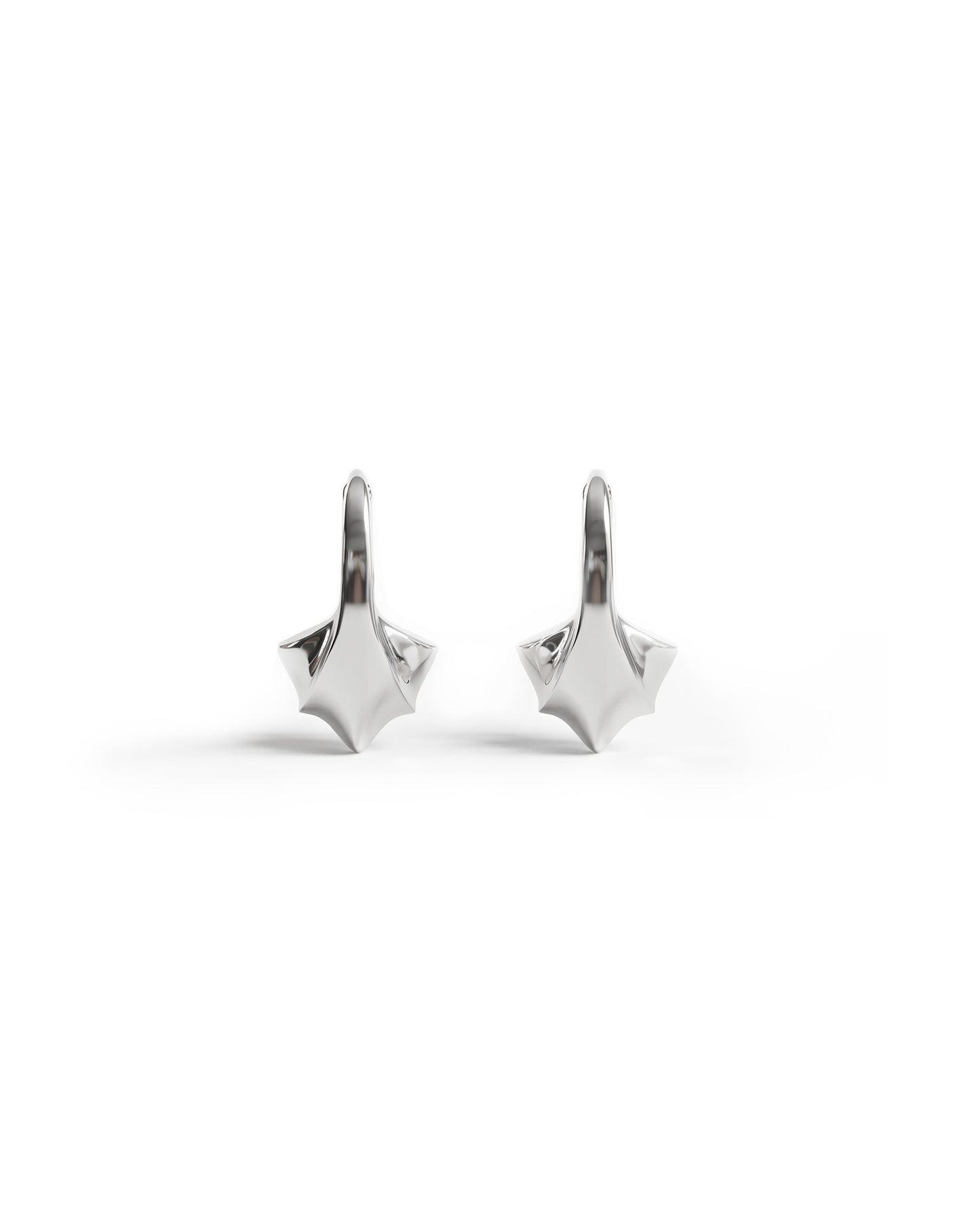 Elya Hoops | Sterling Silver