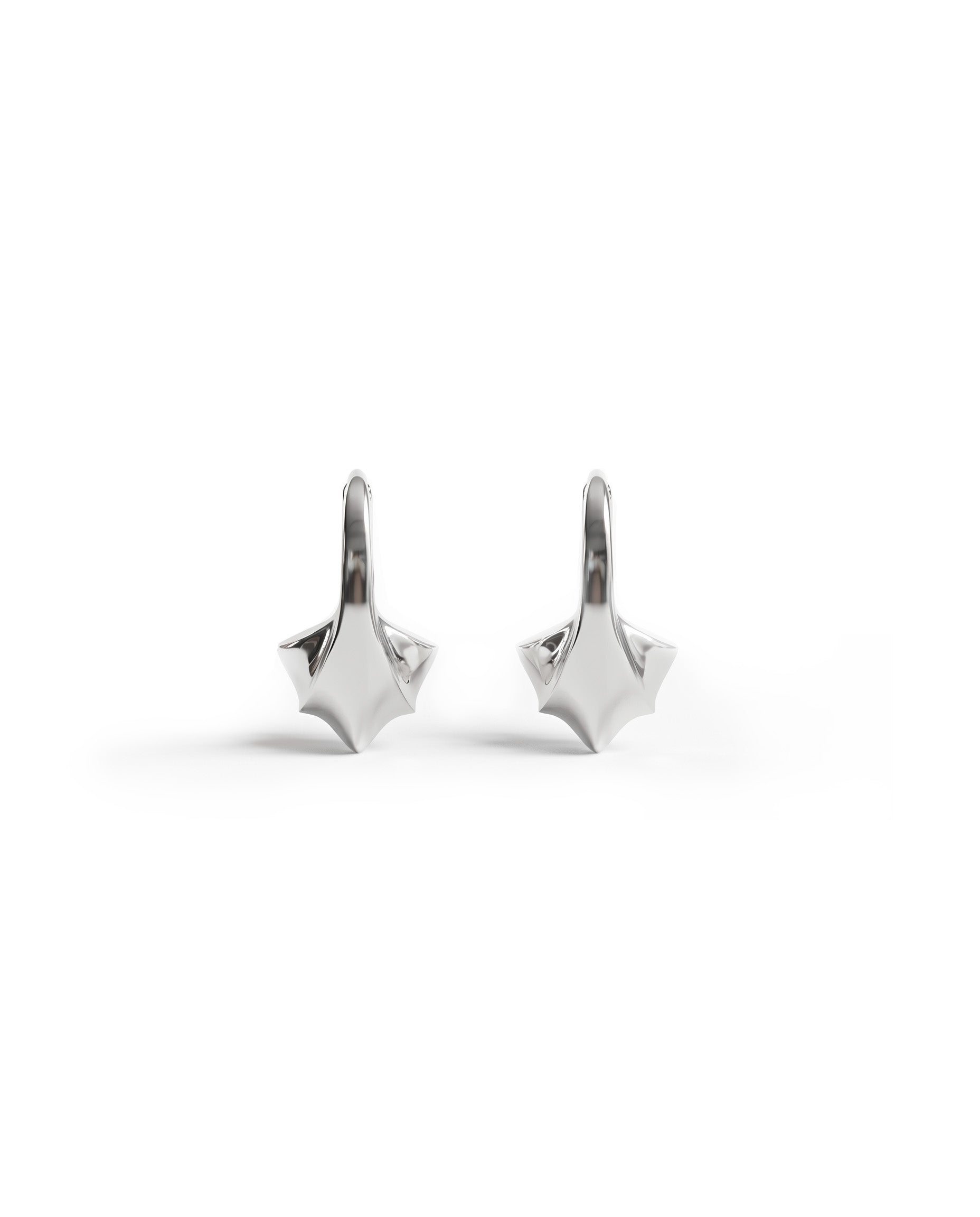 Elya Hoops | Sterling Silver