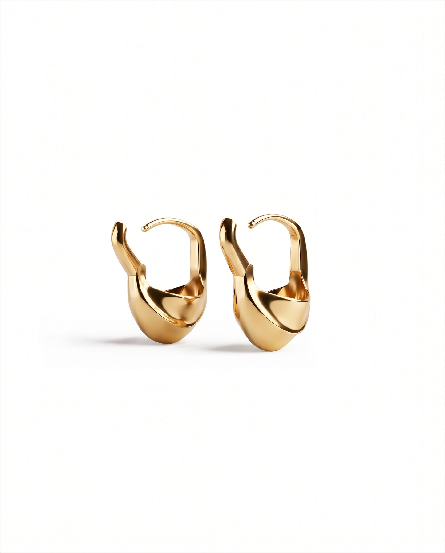 Elya Hoops | Gold Vermeil